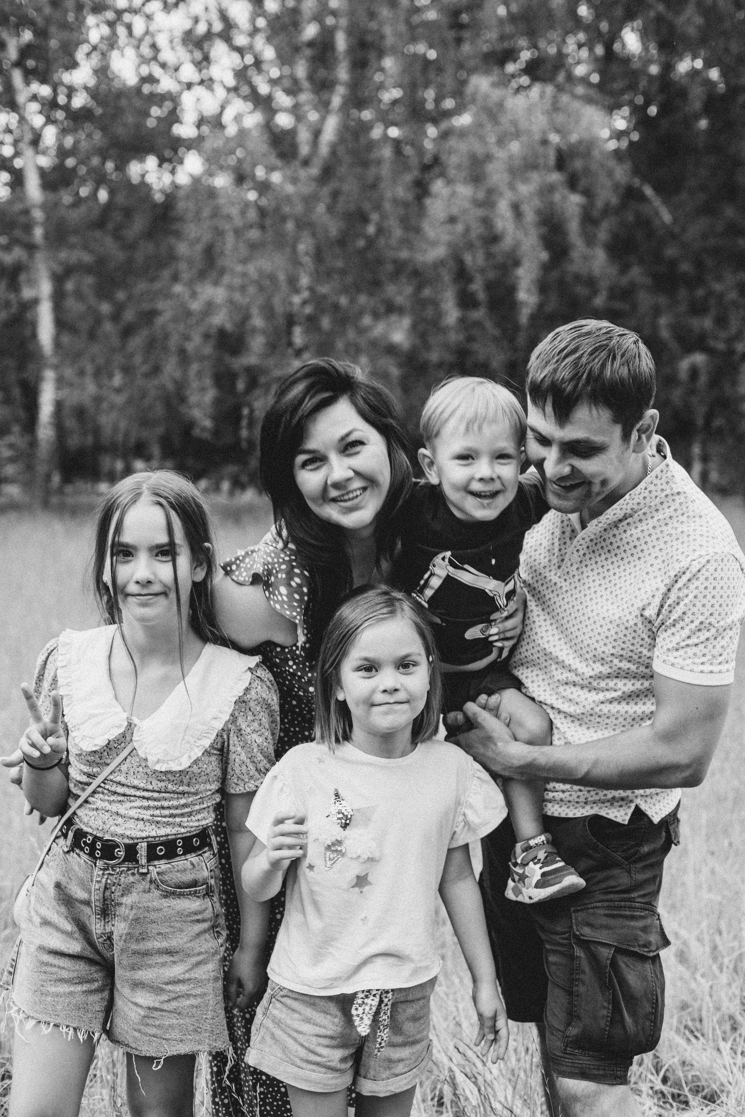 Анна с семьей. Семейный и домашний фотограф в Москве и МО Королева Валерия