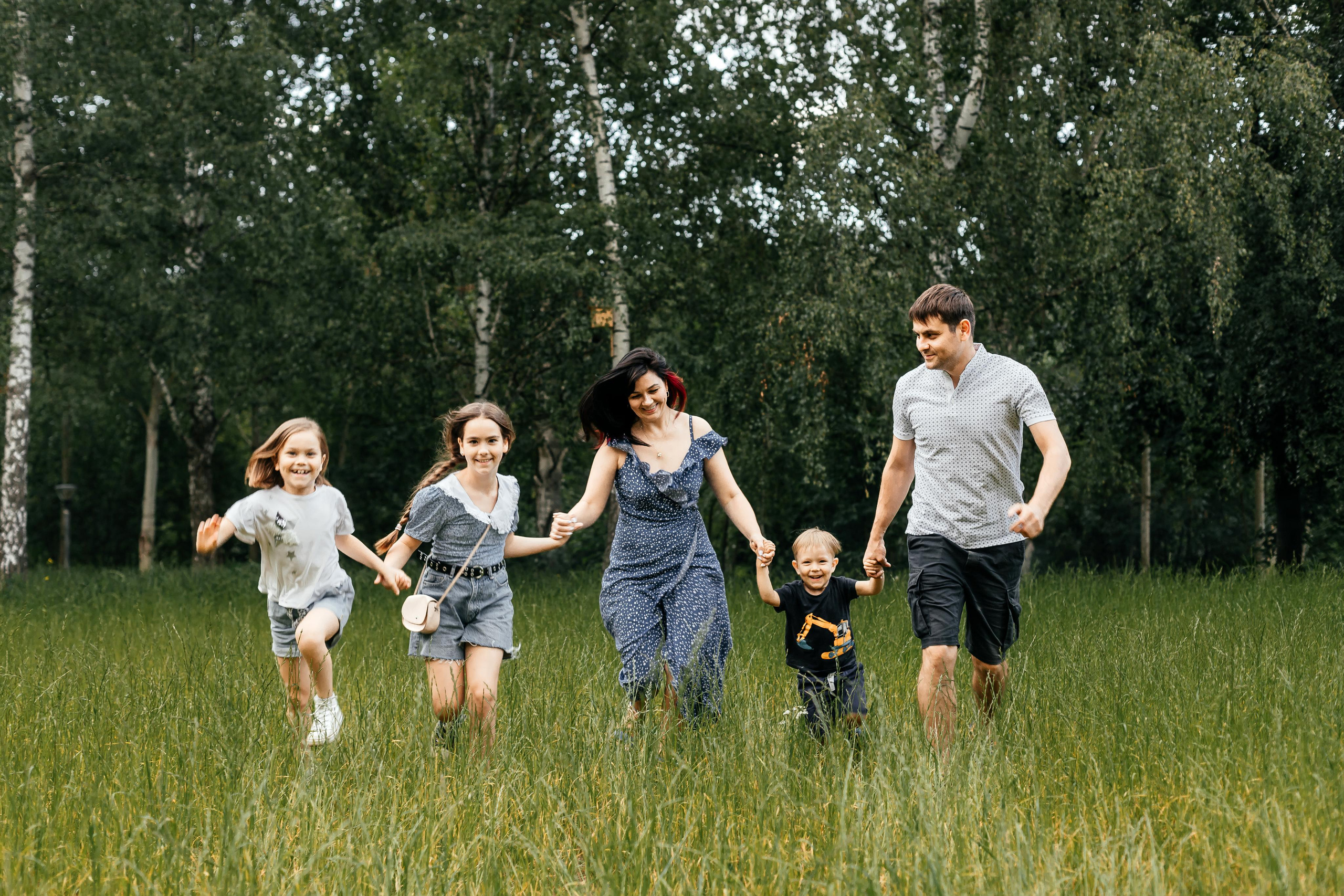 Анна с семьей. Семейный и домашний фотограф в Москве и МО Королева Валерия
