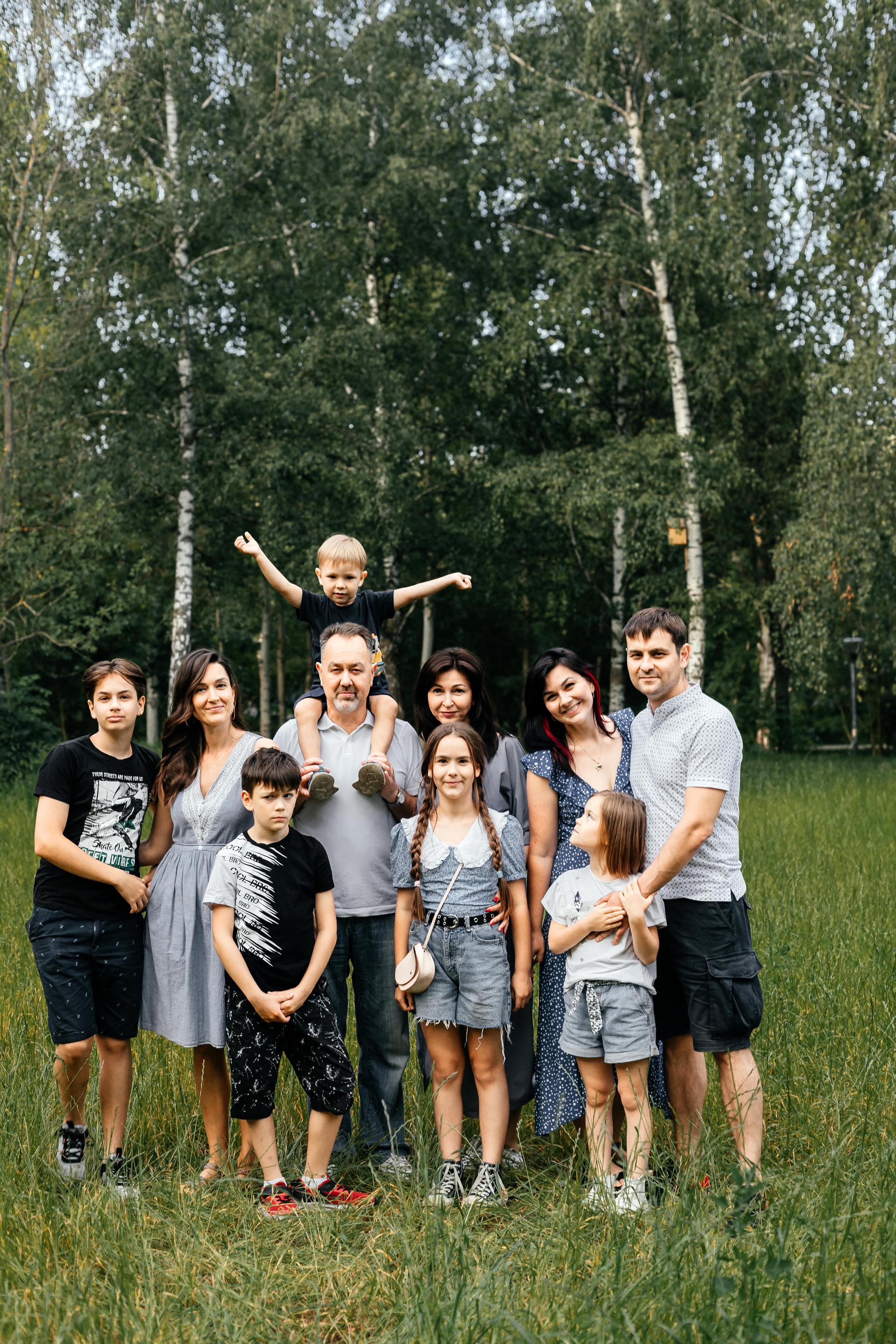 Анна с семьей. Семейный и домашний фотограф в Москве и МО Королева Валерия