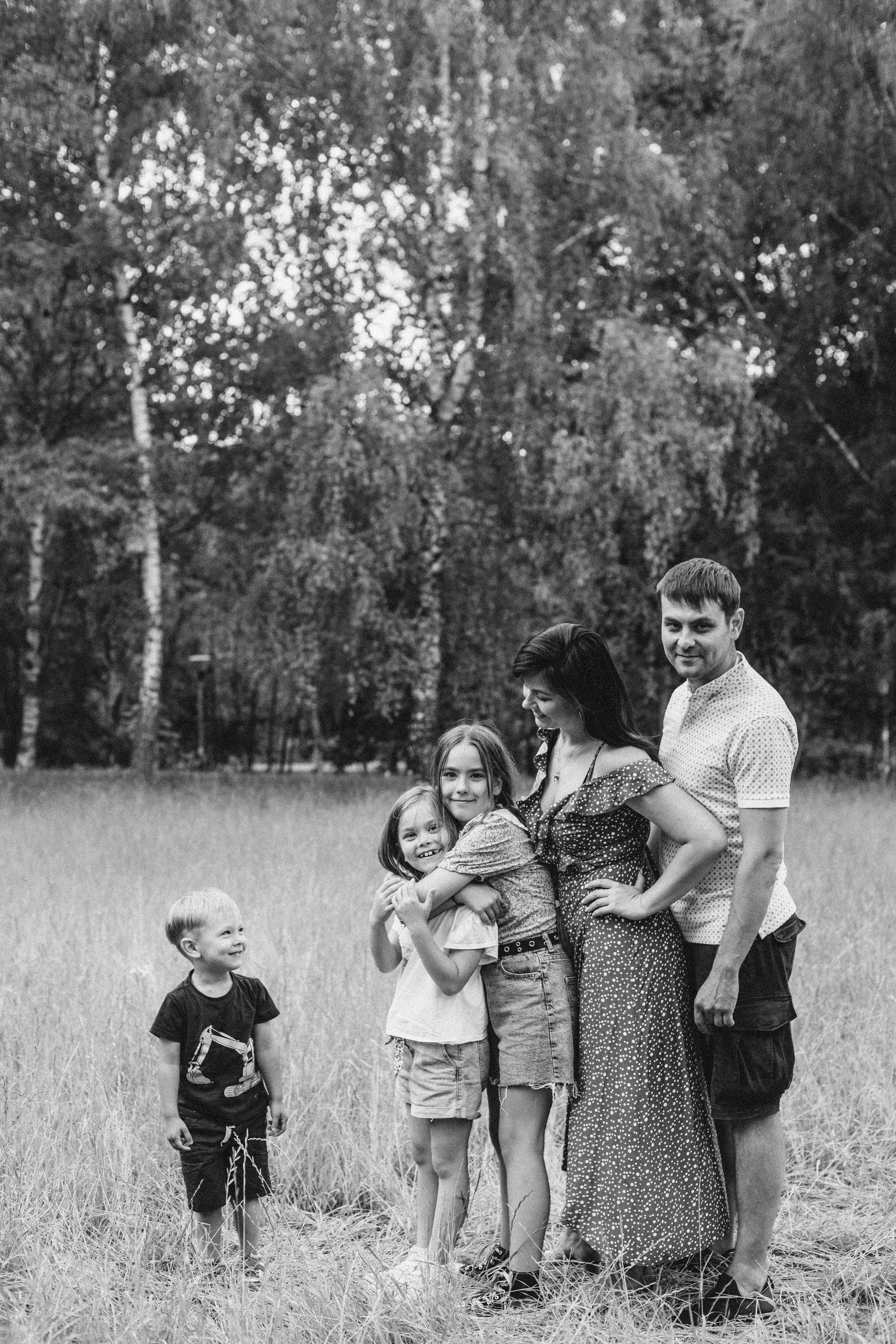 Анна с семьей. Семейный и домашний фотограф в Москве и МО Королева Валерия