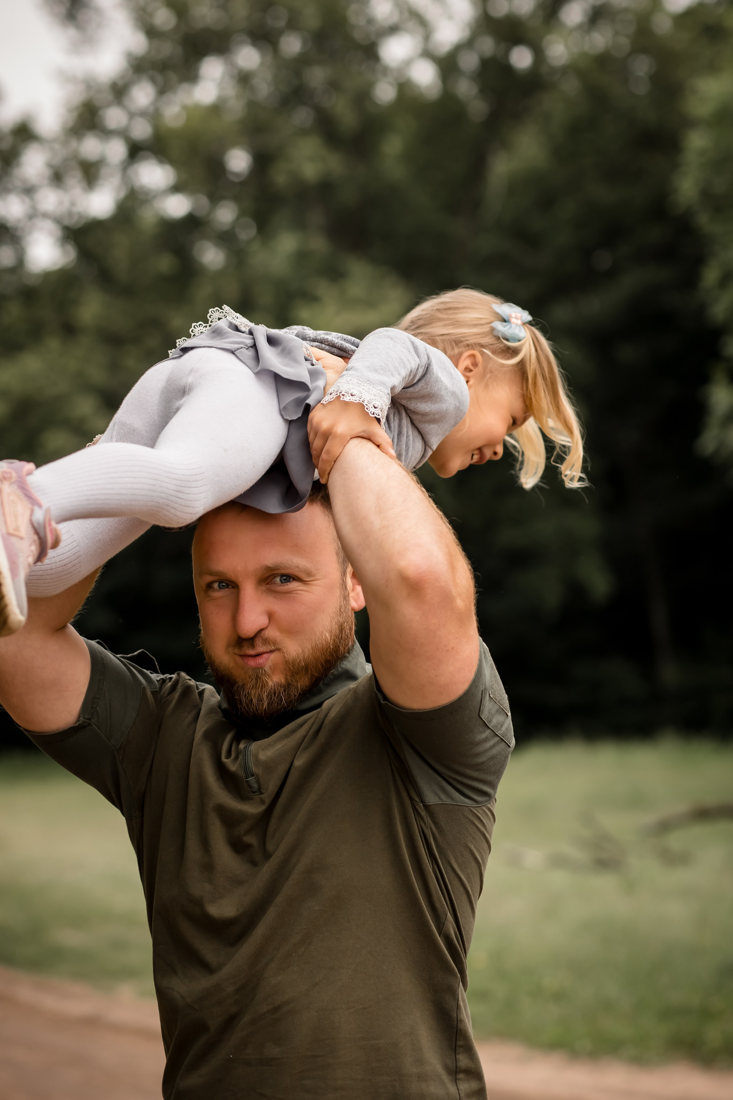 Катя с детками