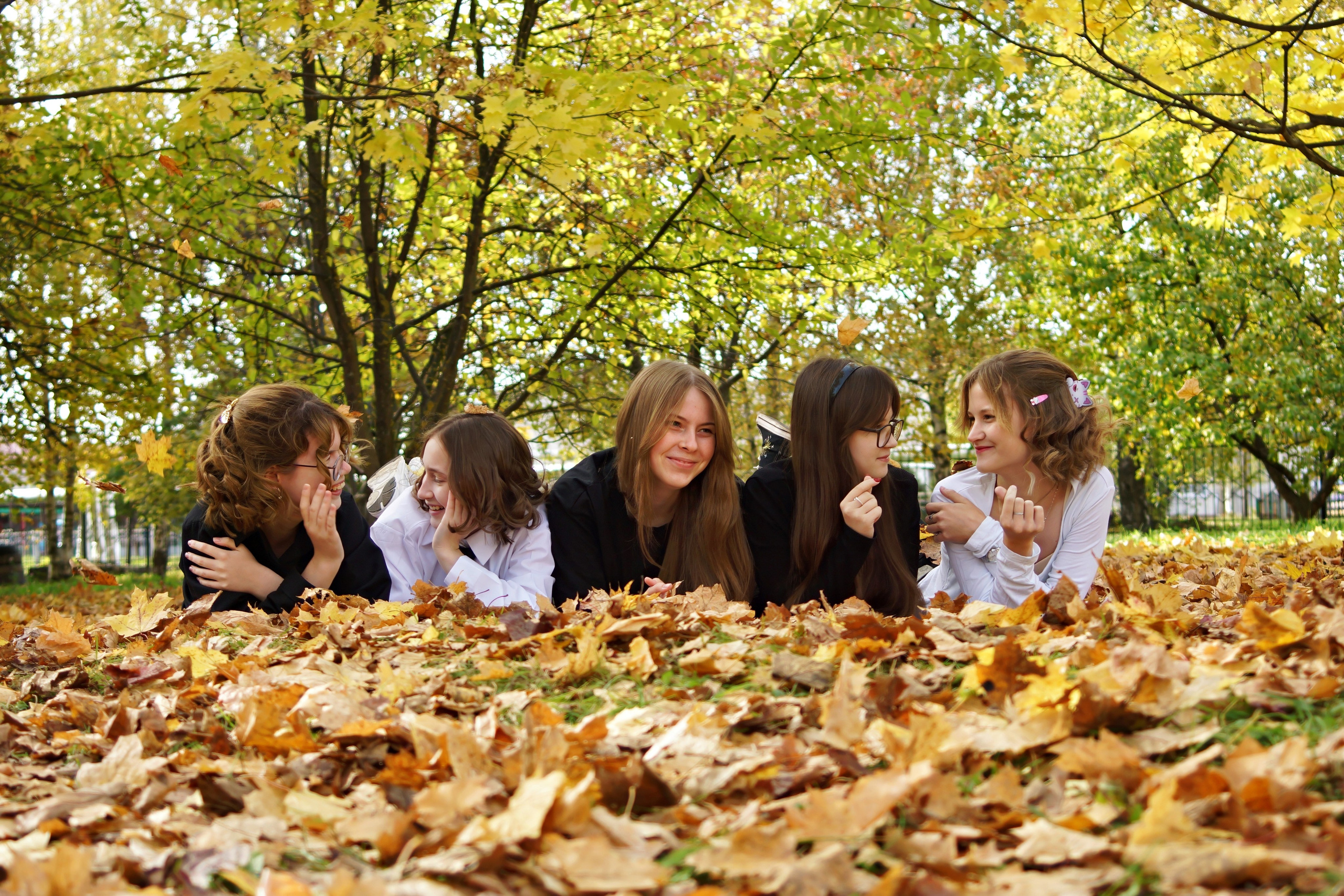 Осенняя фотосессия в школе г. Йошкар-Ола