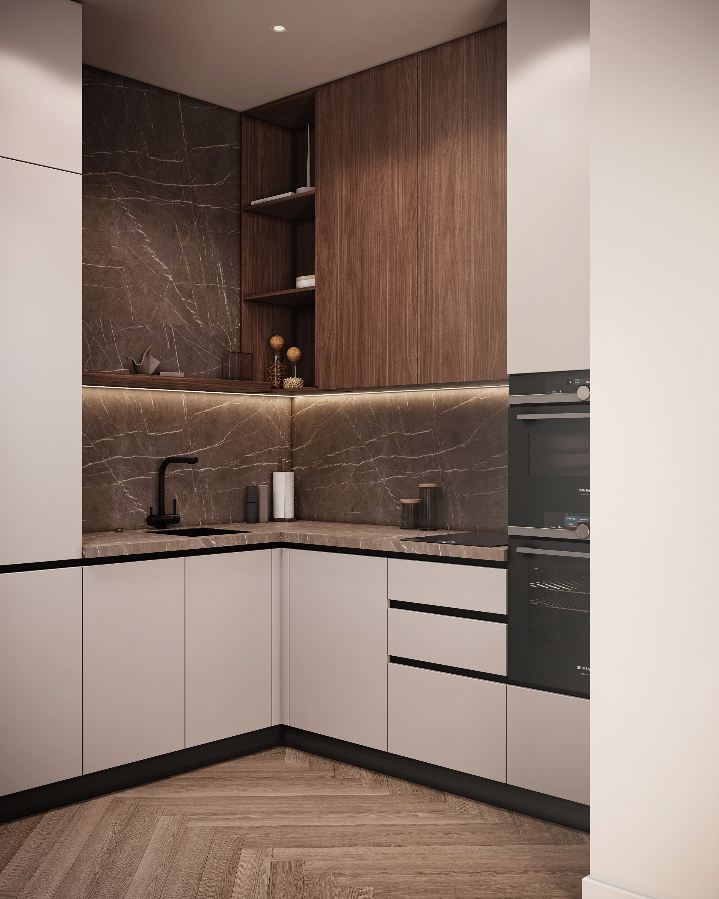 ЖК «CityBay» 40 м². Мария Воропаева | Дизайн интерьера под ключ Москва и МО
