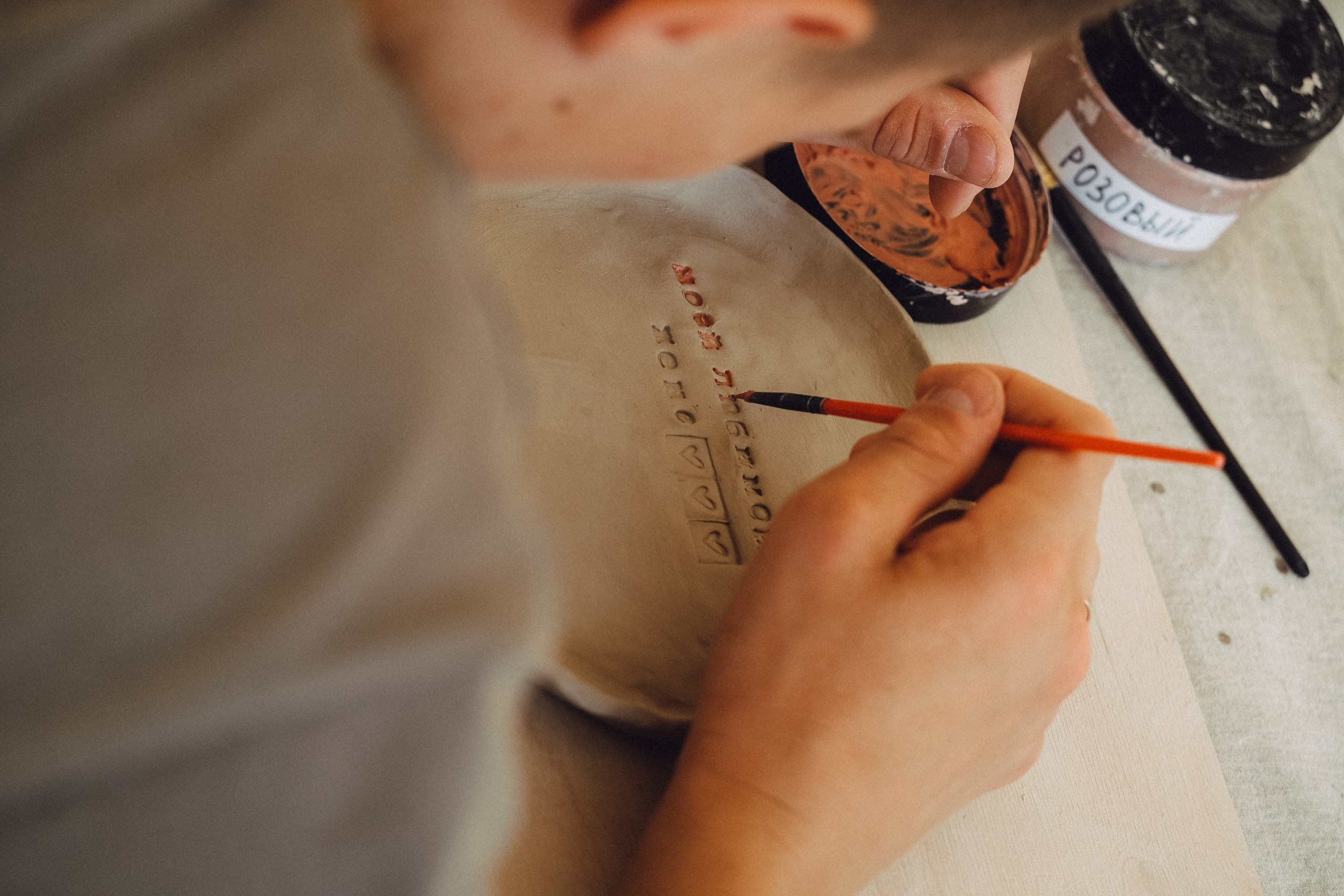 Любовь в студии лепки. Профессиональный фотограф, Санкт-Петербург — Виктория Богомолова