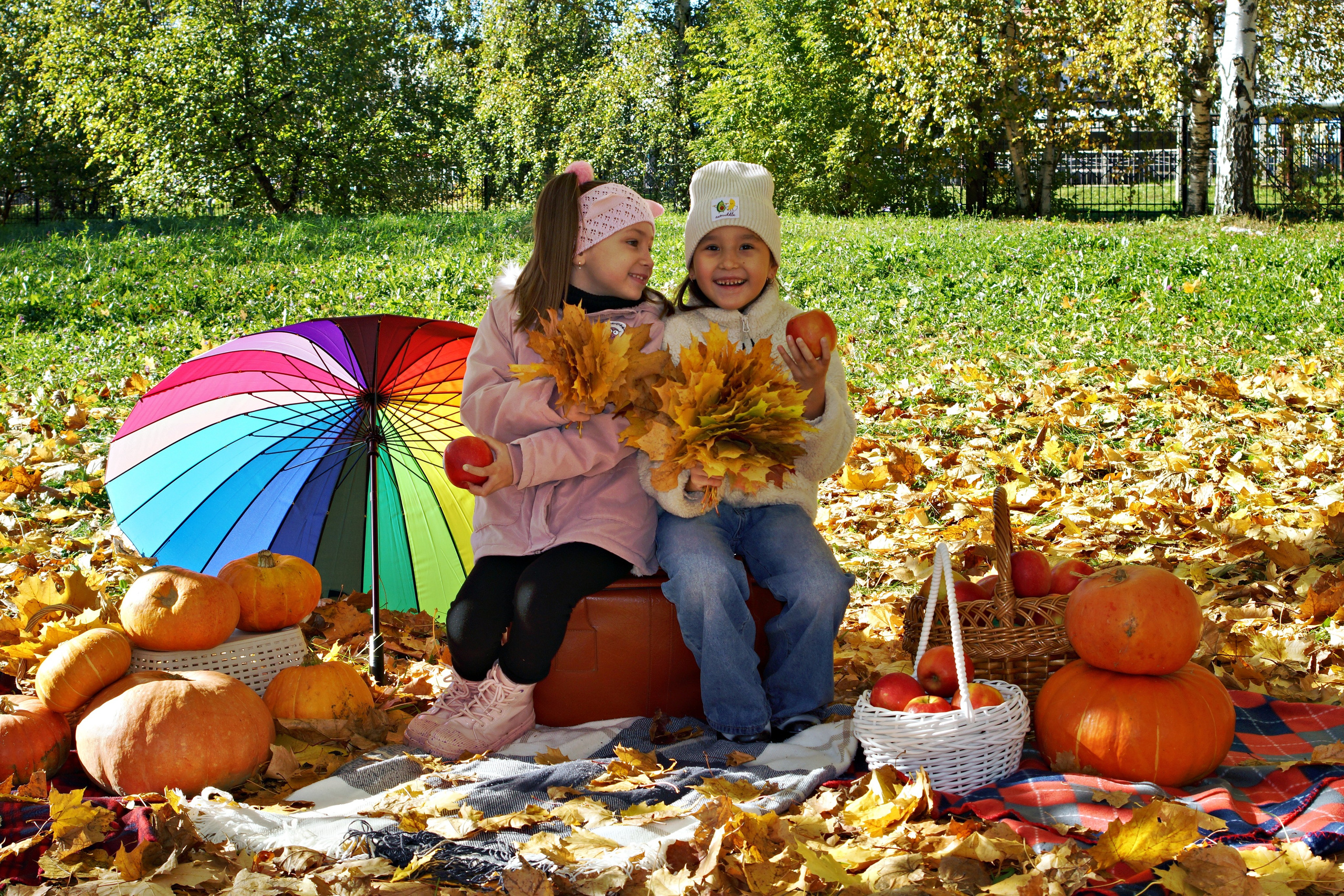 Осенняя фотосессия в детском саду г. Йошкар-Ола