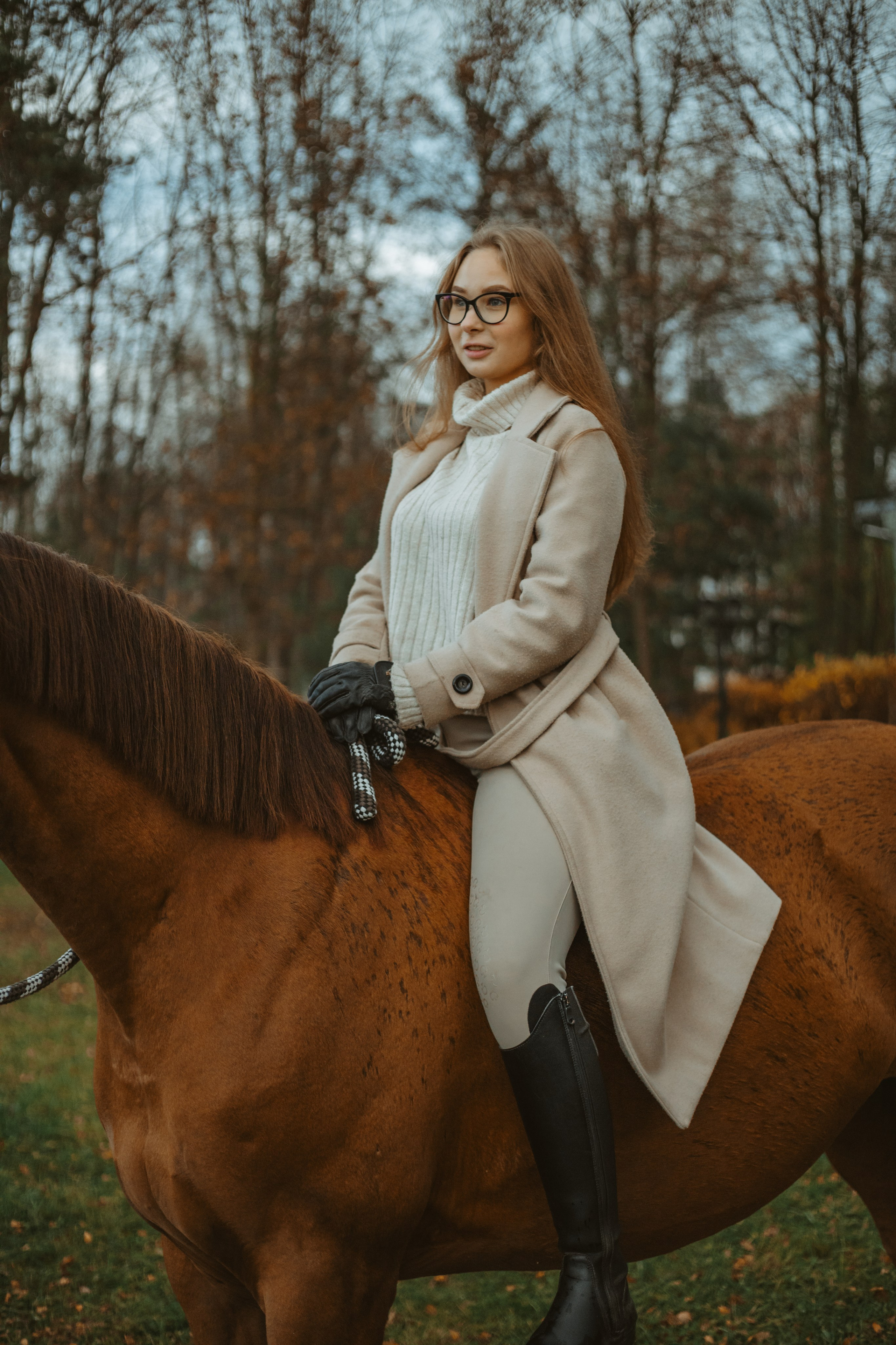 Фотосъемка Кристины в конном комплексе. Выпускные альбомы в Серпухове