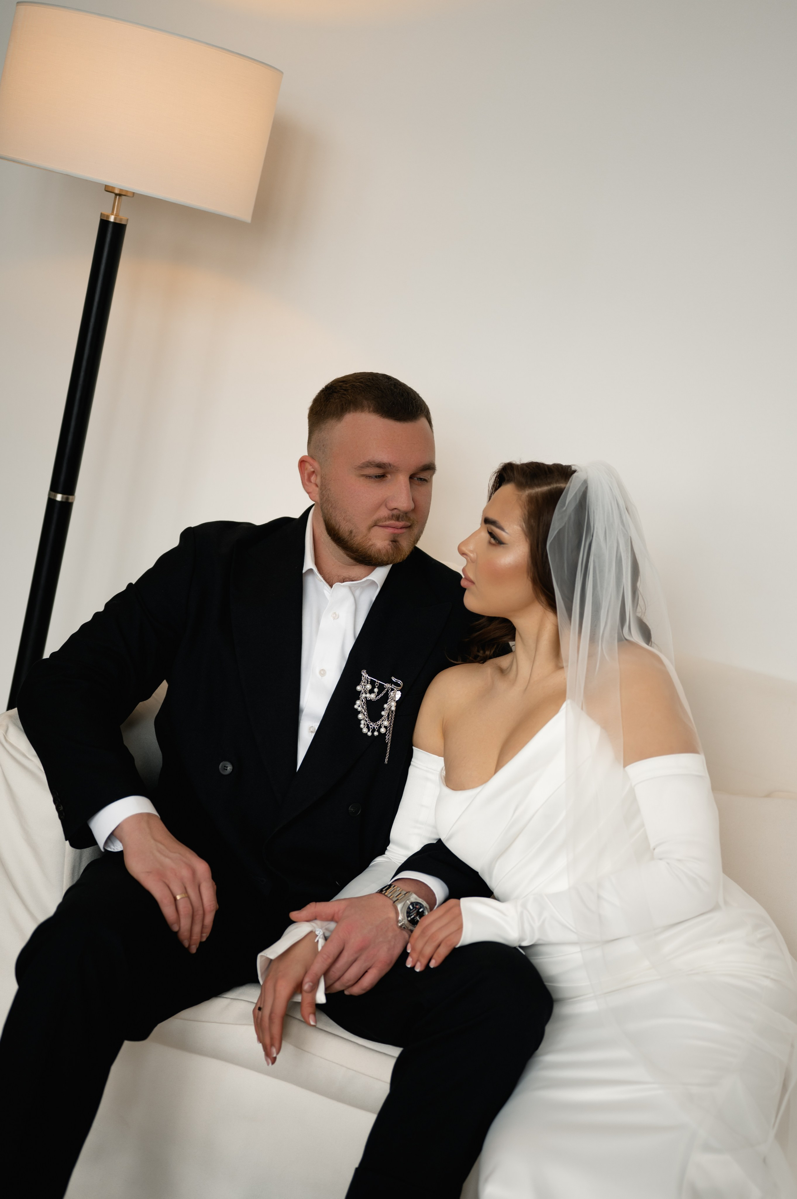 Свадебная фотосессия в студии. Свадебный и семейный фотограф в Краснодаре Алина Мельник