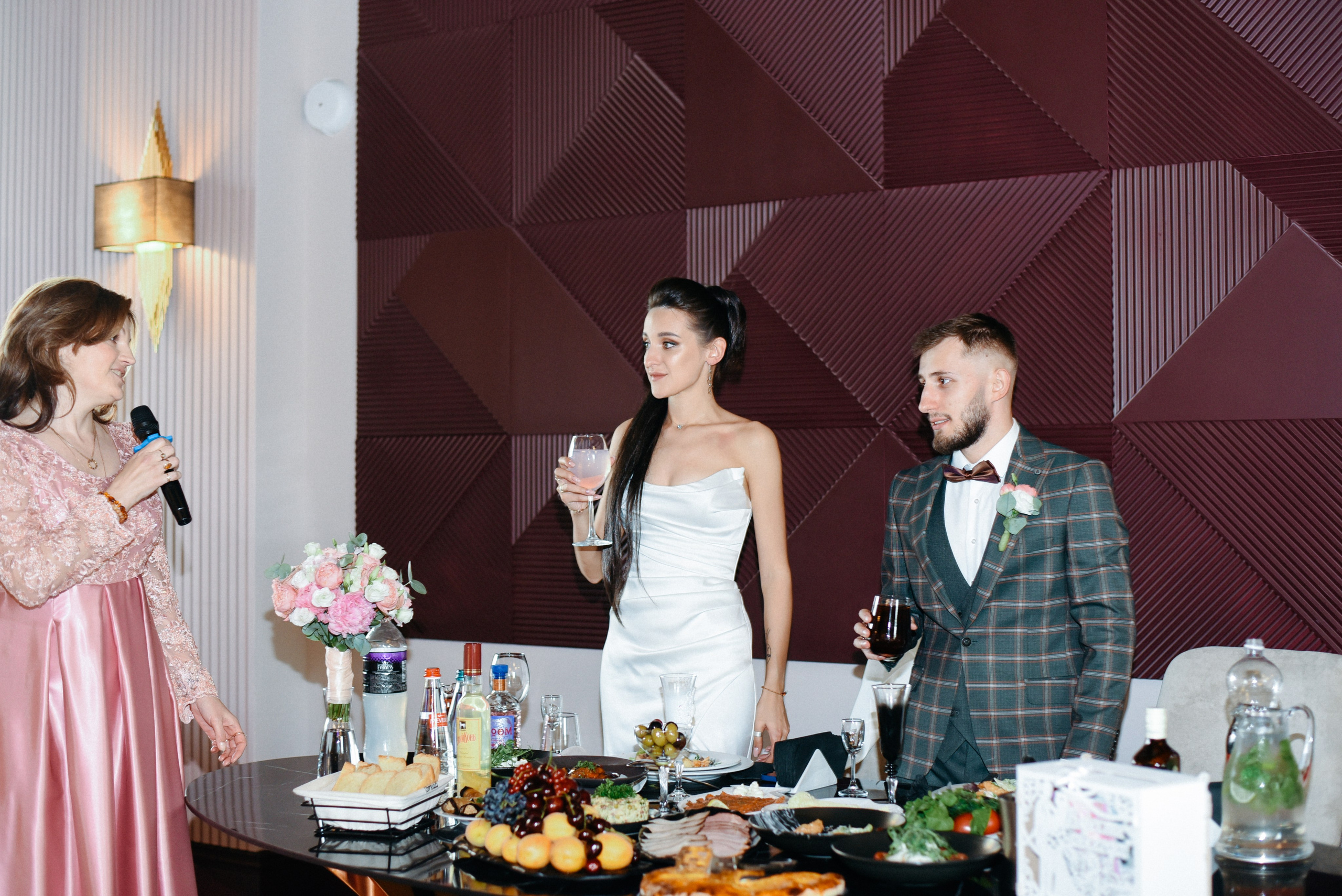 Виктор и Ангелина Банкет на 100 гостей Ресторан Segreto. Фотограф Лола Волна, город Москва