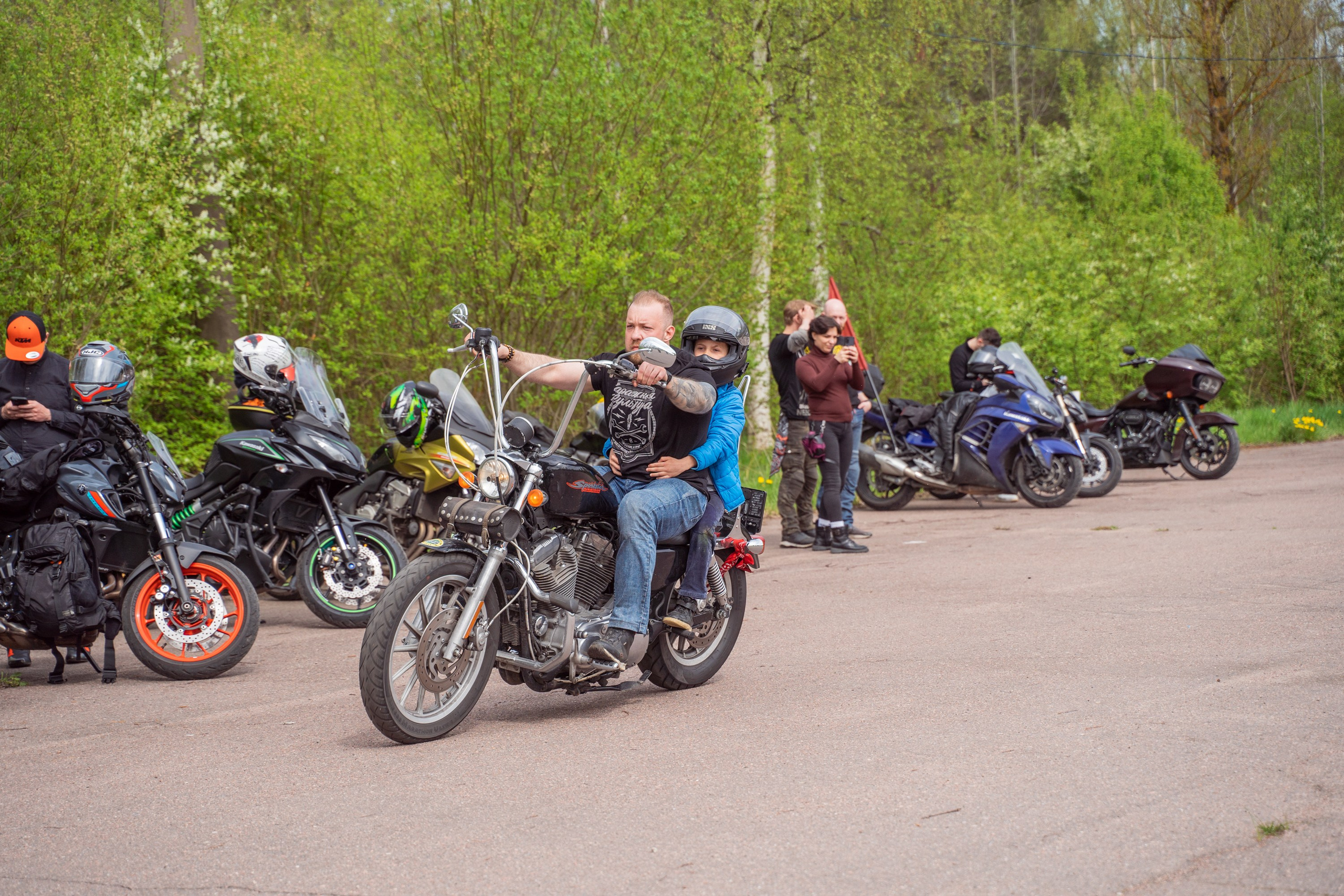 Мотоциклы —репортажная фотосъемка в Санкт-Петербурге. Свадебный, семейный, портретный, репортажный фотограф в Санкт-Петербурге
