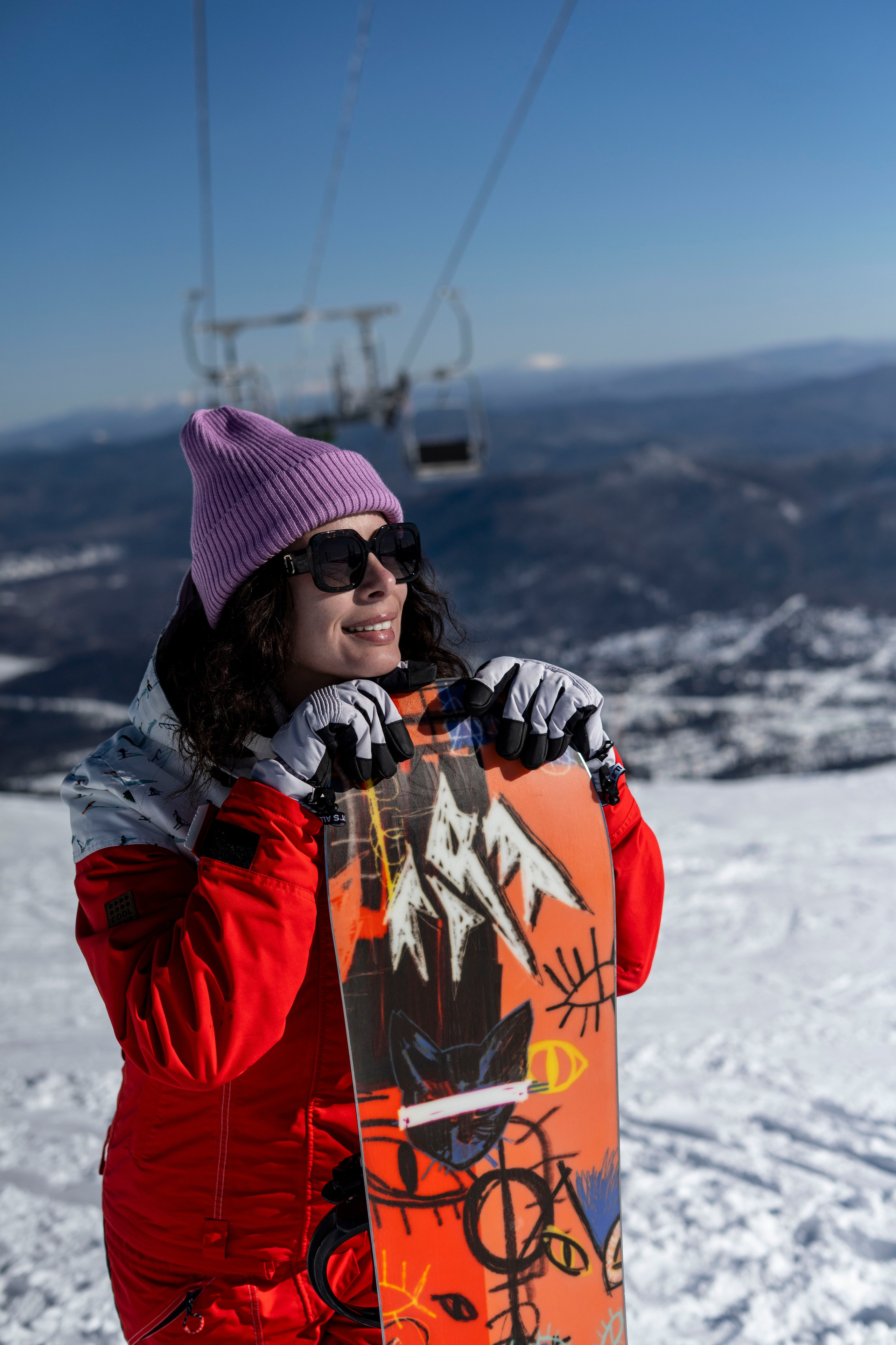 Фотосессия на вершине. Анастасия Паршукова — фотограф Шерегеш Новосибирск