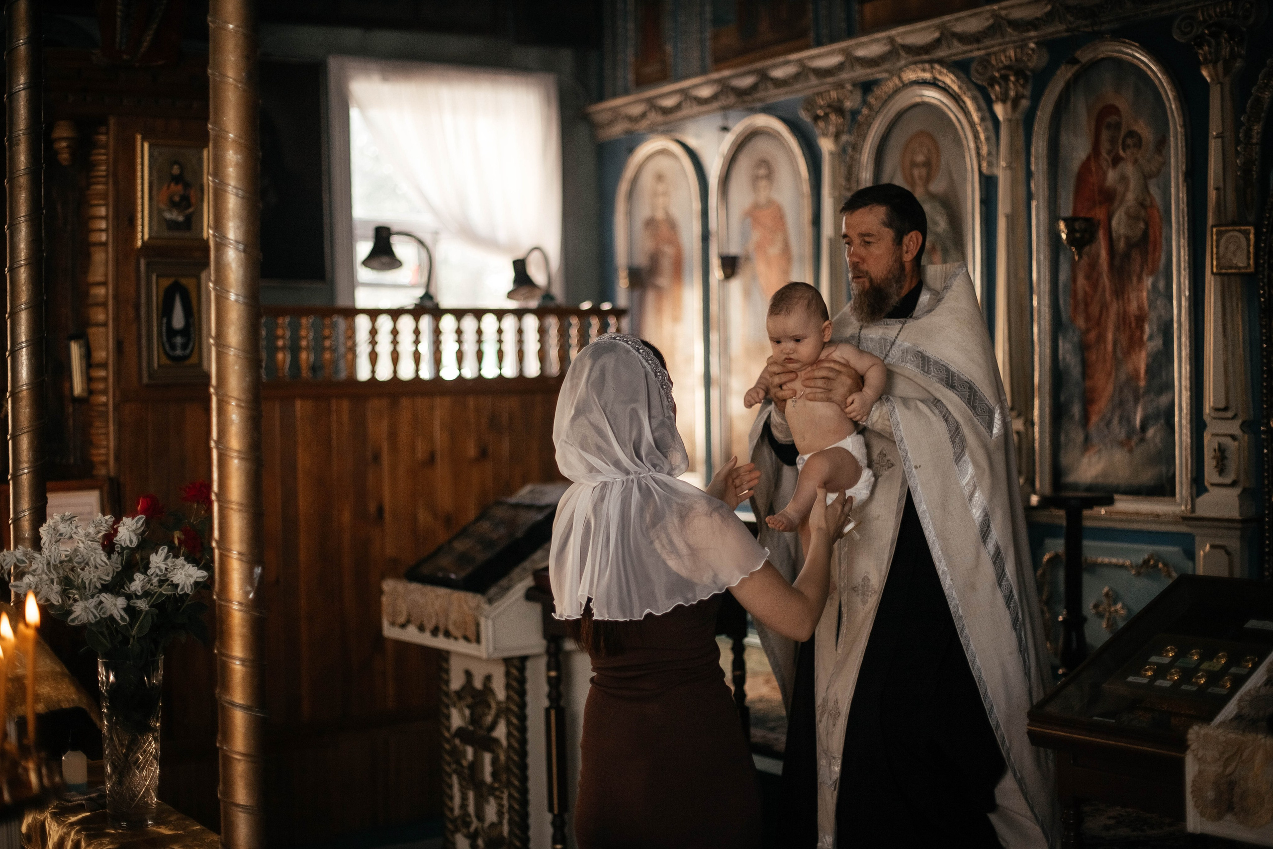 Таинство Крещения Мирославы. Фотограф Сальск Катерина