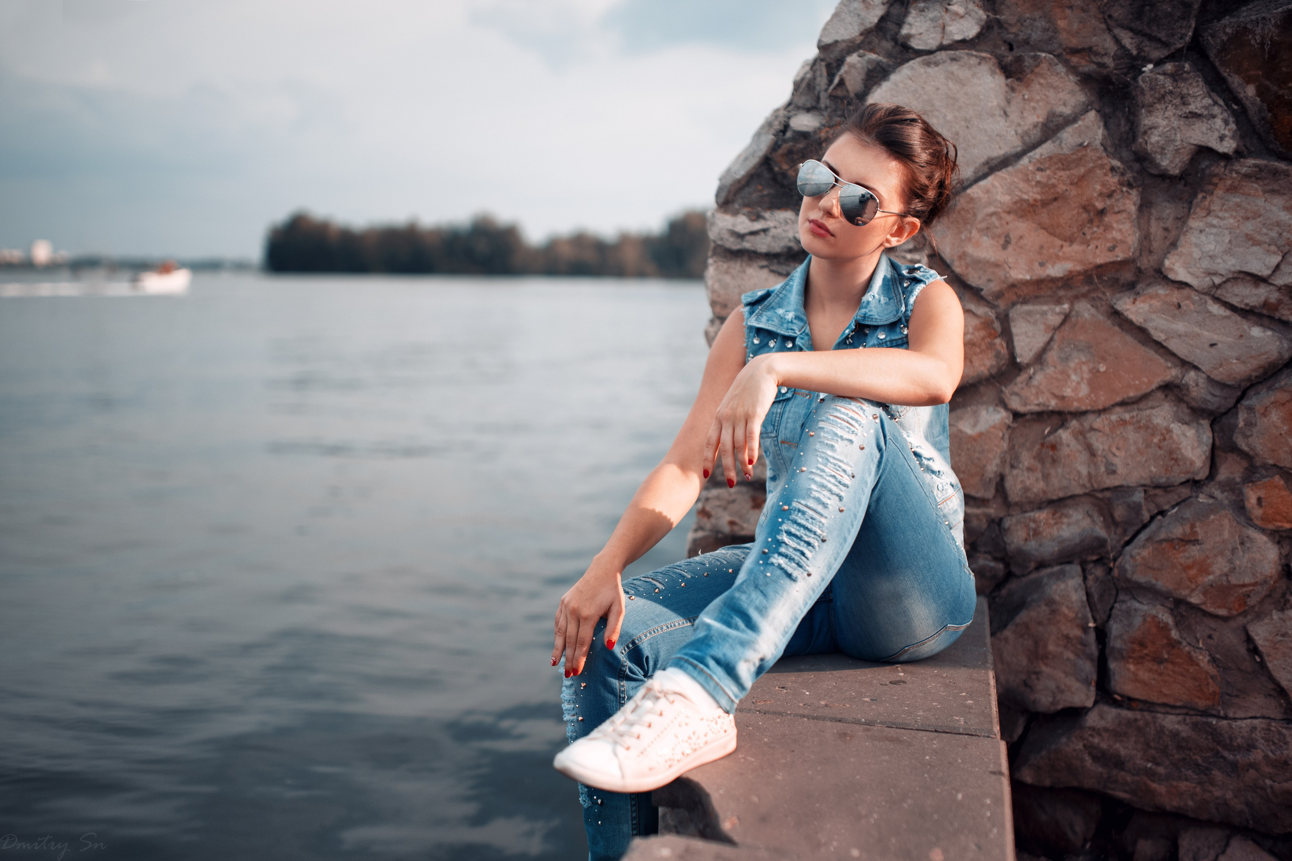 Съемка на набережной с Кристиной для «себя»