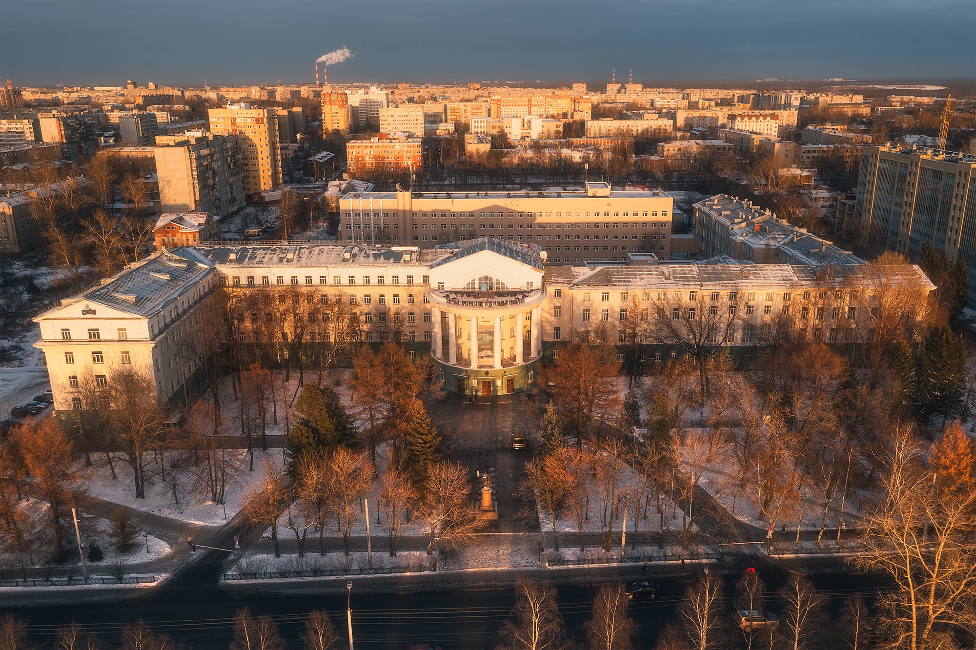 Город. Аэросъемка в Архангельске, Александр Ермолин