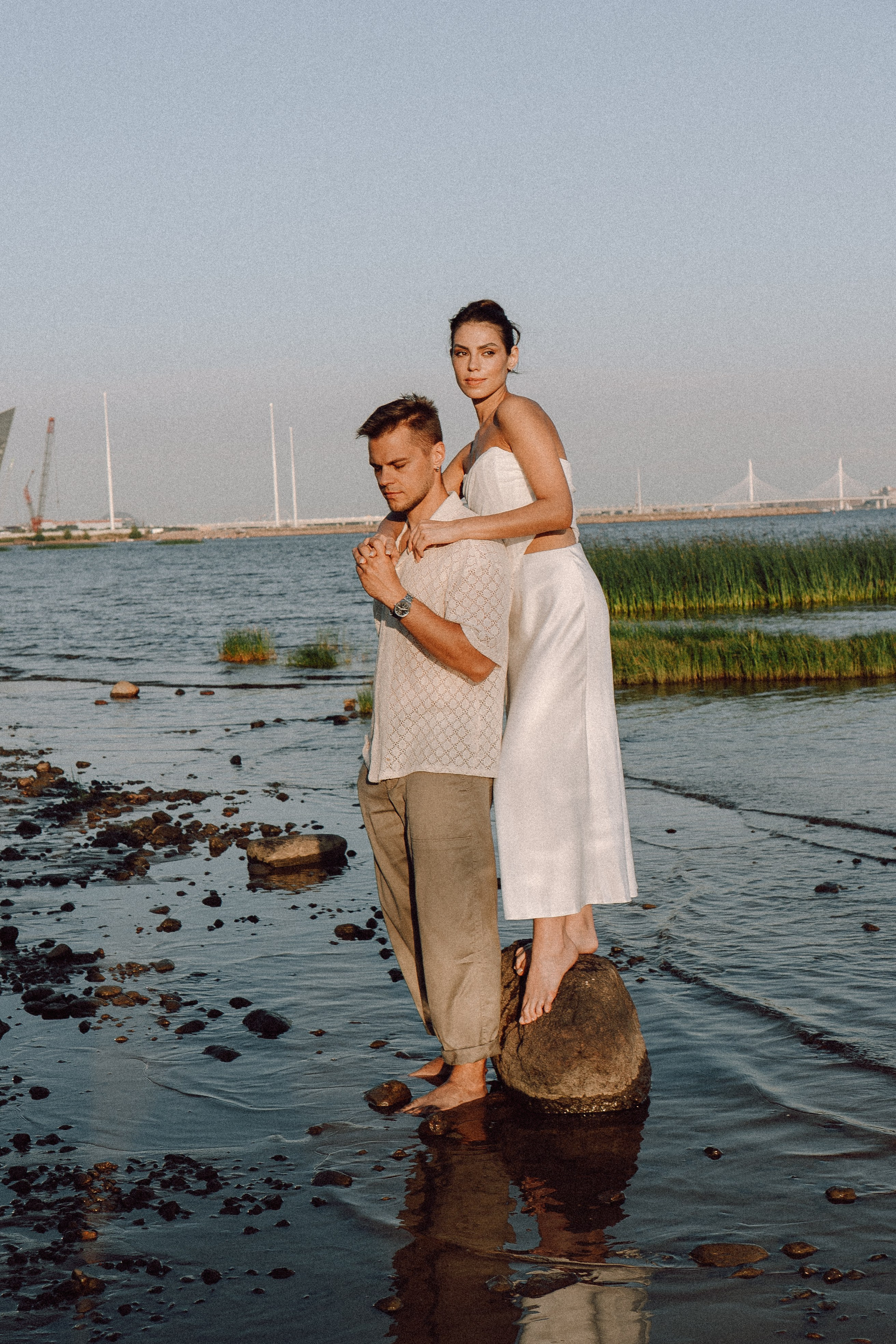 СВАДЕБНАЯ ФОТОСЕССИЯ ВЫЕЗДНОЙ ЦЕРЕМОНИИ (ФИНСКИЙ ЗАЛИВ). Профессиональный фотограф, Санкт-Петербург — Виктория Богомолова