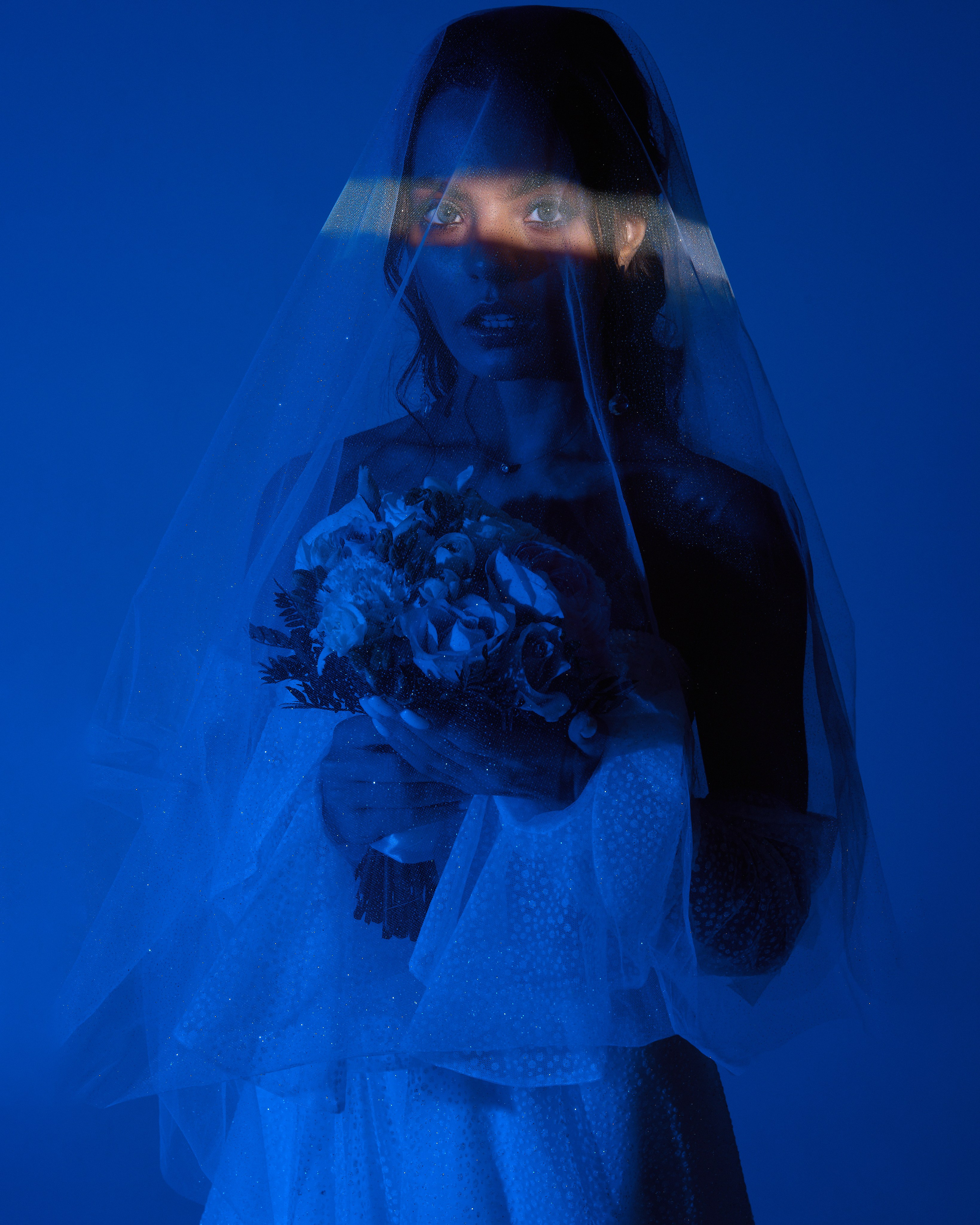 Свадебная съёмка в фотостудии