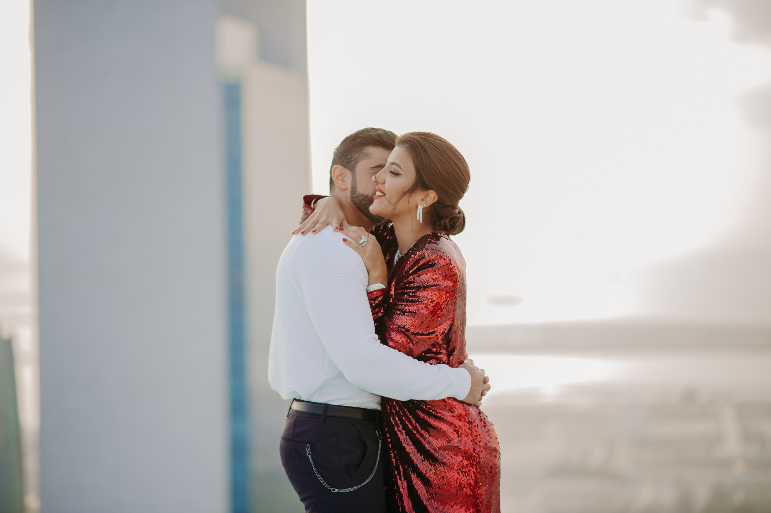 Love Story на высоте (Абу Даби). Фотограф в Москве и Санкт-Петербурге Дарина