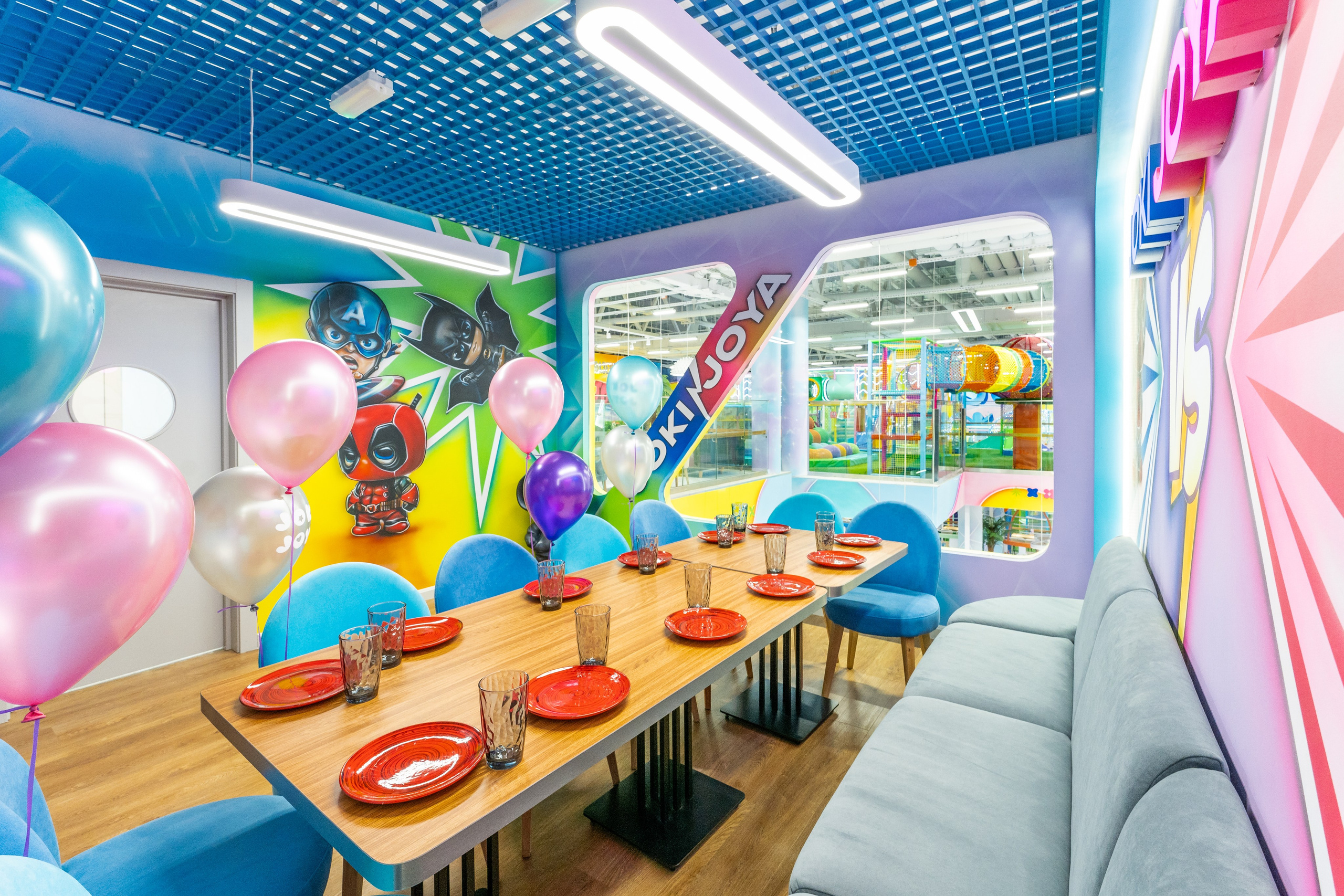 Парк развлечений Joki Joya Лефортово. Интерьерный фотограф Александра Солдатова