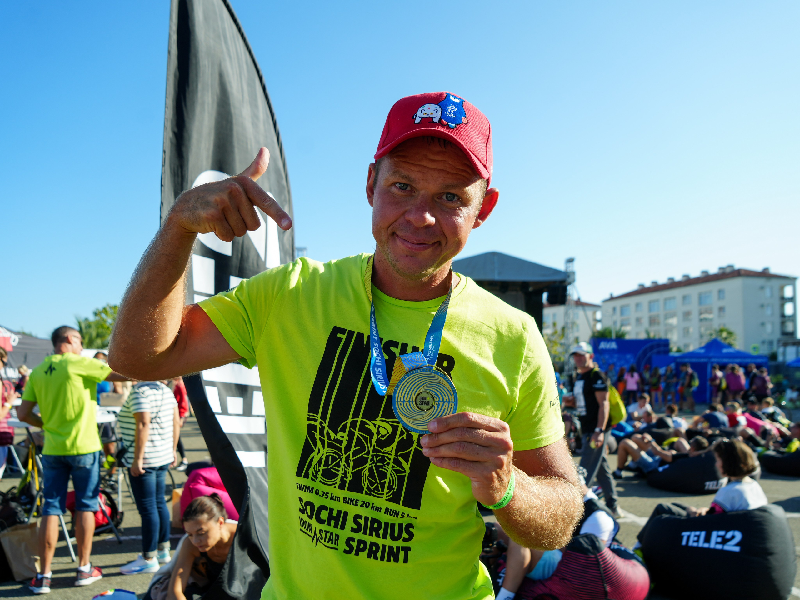 Фотоотчет партнерской интеграции для компании TELE2 на фестивале Ironstar. Репортажный фотограф в Красной Поляне и Сочи Павлюченко Екатерина