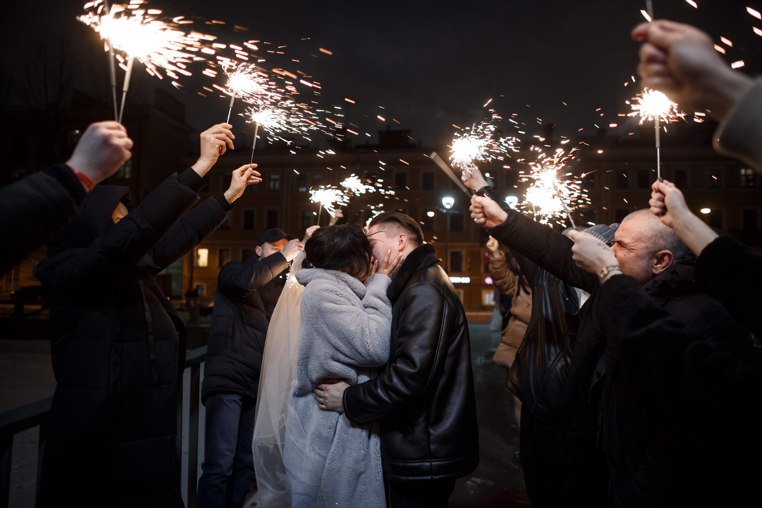 Свадьба зимой. Свадебный фотограф Игорь Брундасов 8PHOTO на свадьбу венчание загс СПб