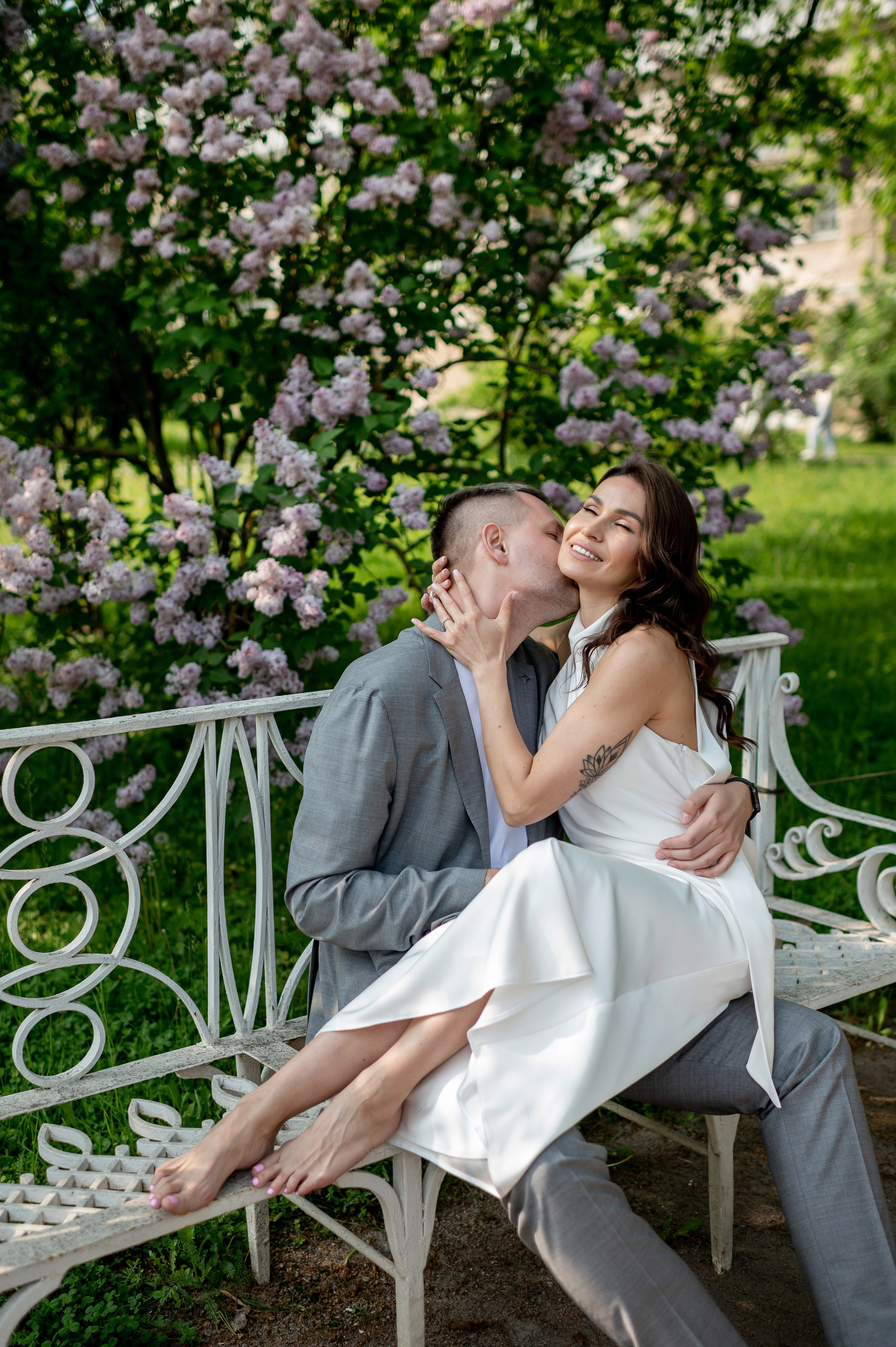 Алина и Алексей (прогулка на кабриолете, Академия Художеств, Екатерининский парк в Пушкине). Портретный, семейный и свадебный фотограф в Санкт-Петербурге и в Пушкине Ширяев Денис