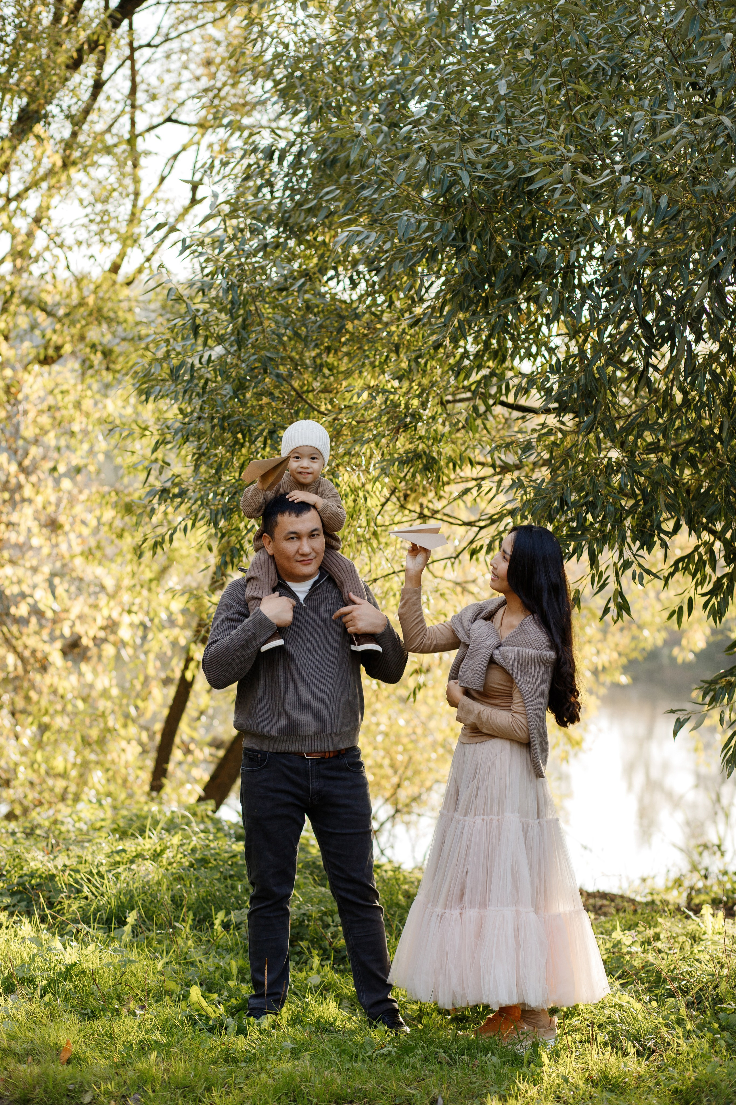 Осенняя семейная фотосессия в усадьбе Валуево. Фотограф Александра Сыщенко