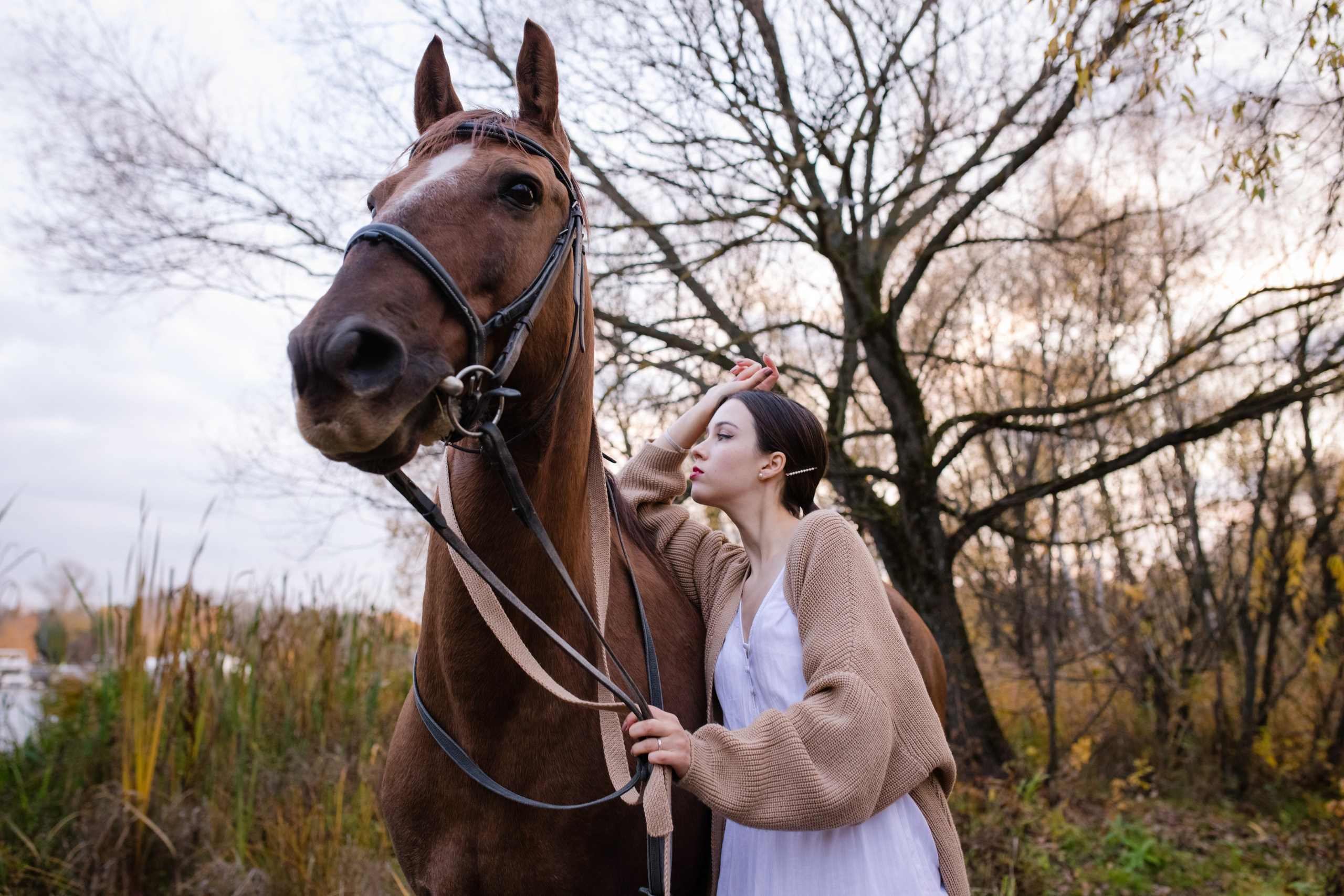 Фотосессия для девушек любящих лошадей
