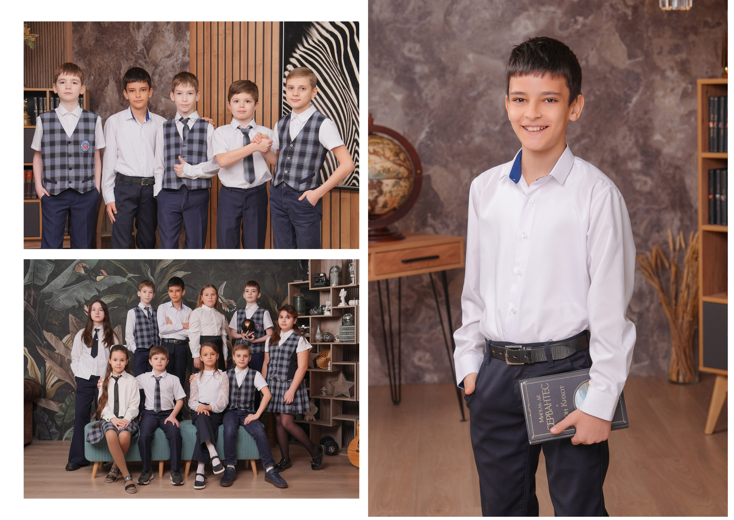 ШКОЛА 50 — 4 «В» класс. Красивый выпускной альбом в Краснодаре