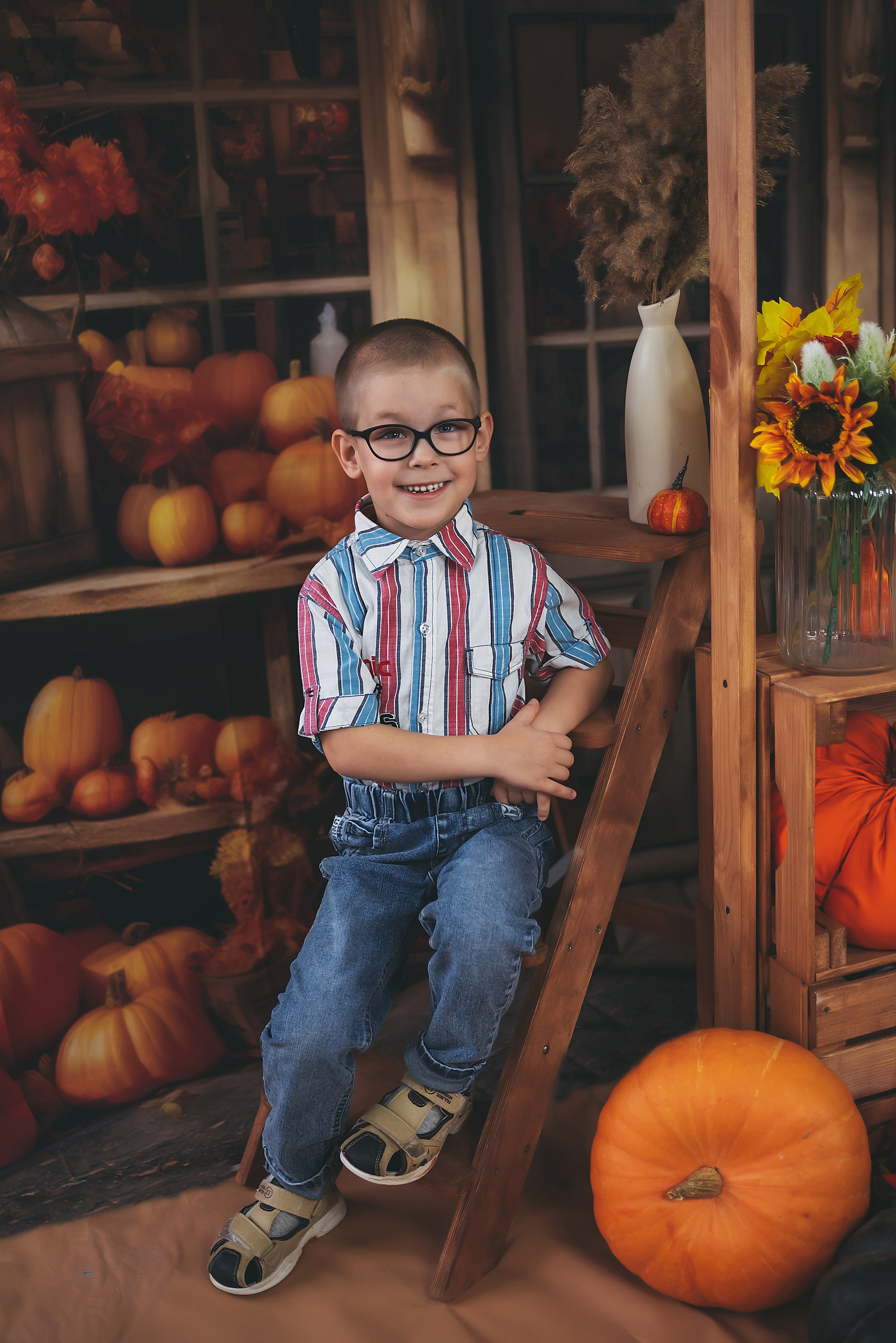 ПРОЕКТ осенний «Тыковки». Семейный и детский фотограф в Тейково