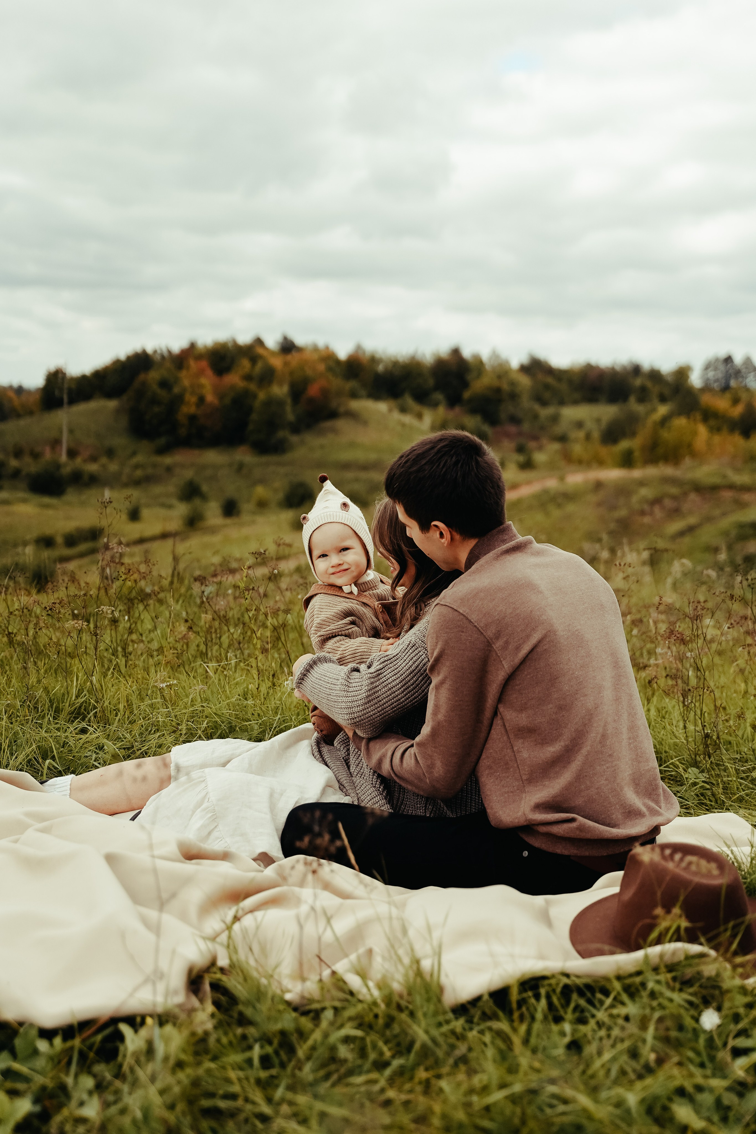 Семейная фотосъемка в поле. Бирск