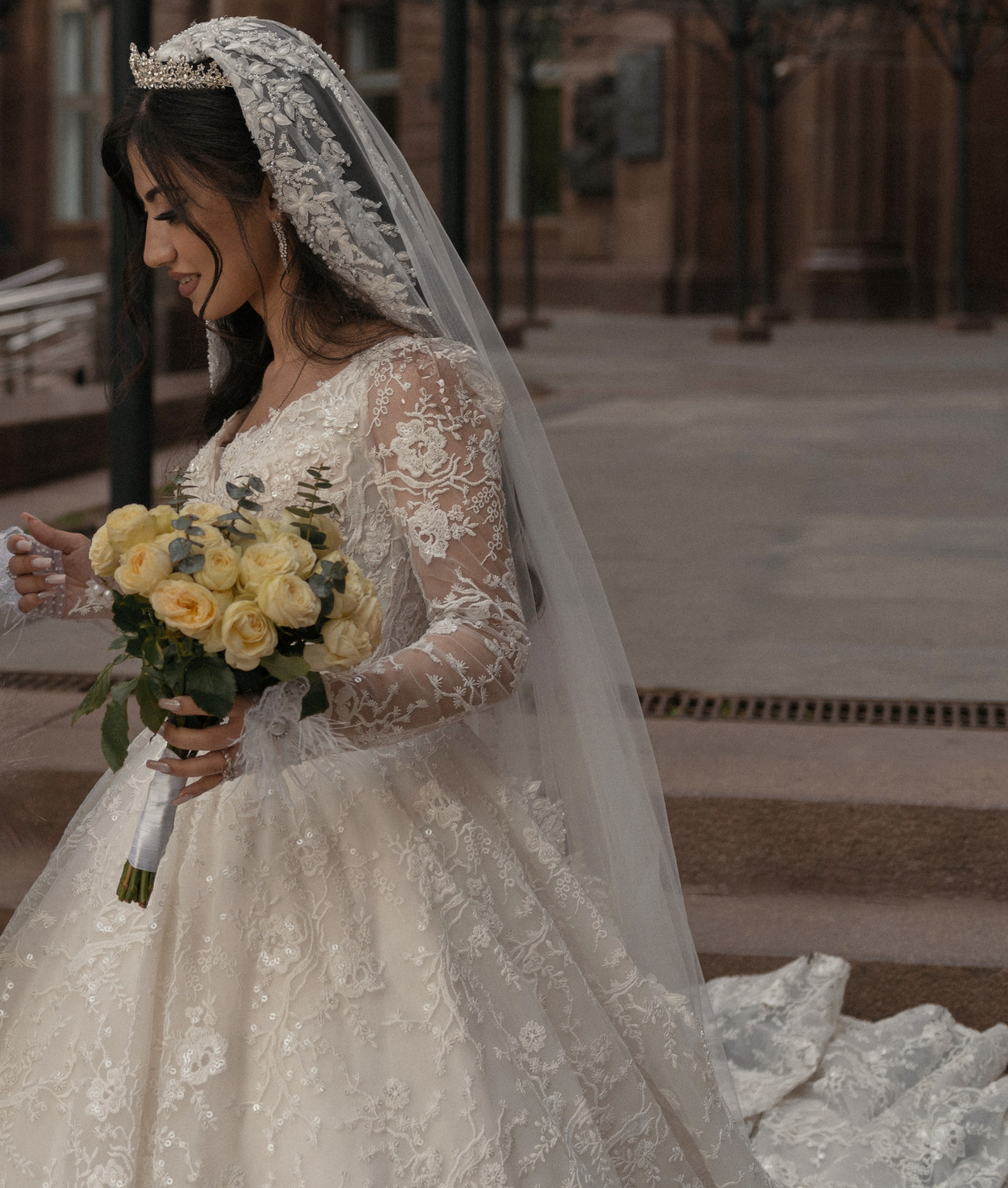 Свадебная прогулка на Котельнической. Азиз и Нармин. Семейный фотограф в Москве Алёна Чача