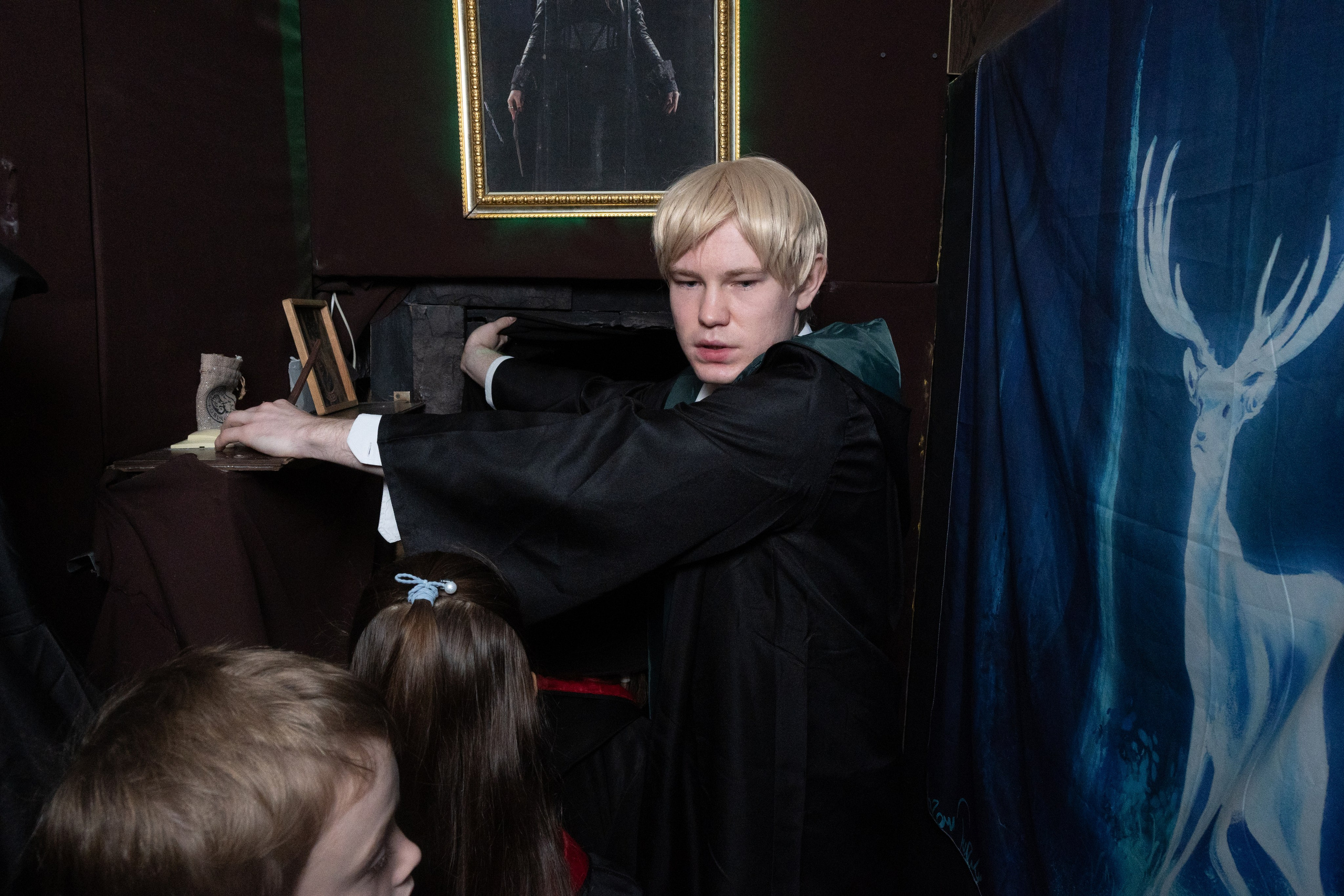 День рождения ребенка в «Подземелье Слизерин». Фотограф мероприятий в Москве