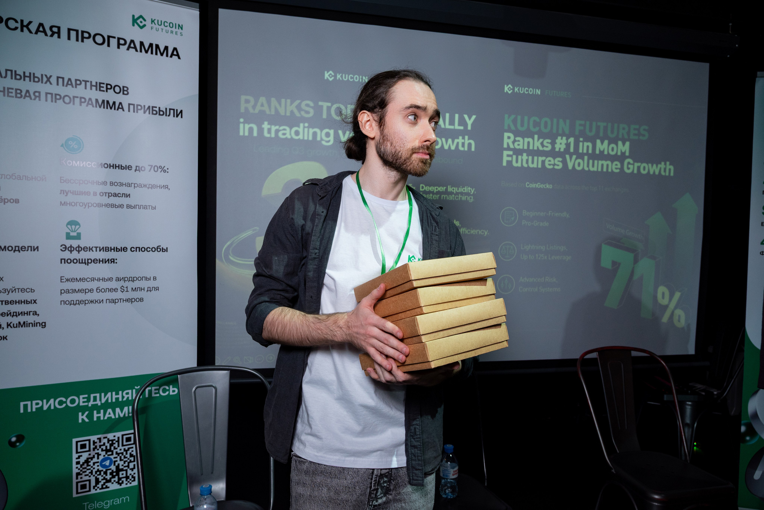 Конференция от криптобиржи KuCoin. Фотограф мероприятий в Москве