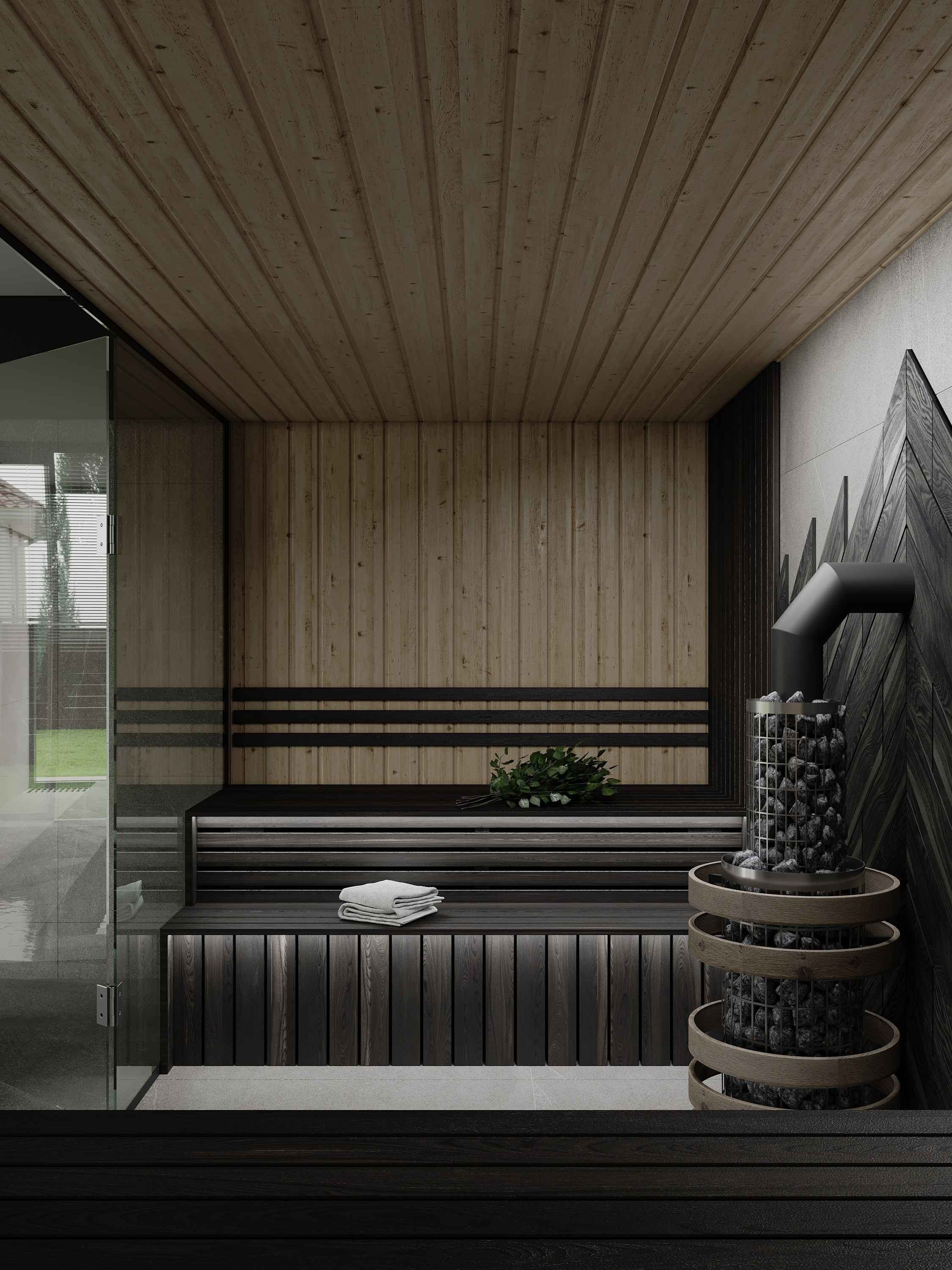 Дизайн интерьера частного банного комплекса «Scala spa» в Самаре и Тольятти. Студия дизайна интерьера «Строчка» | Москва, Санкт-Петербург, Самара, Казань, Тольятти, Ульяновск и другие города России