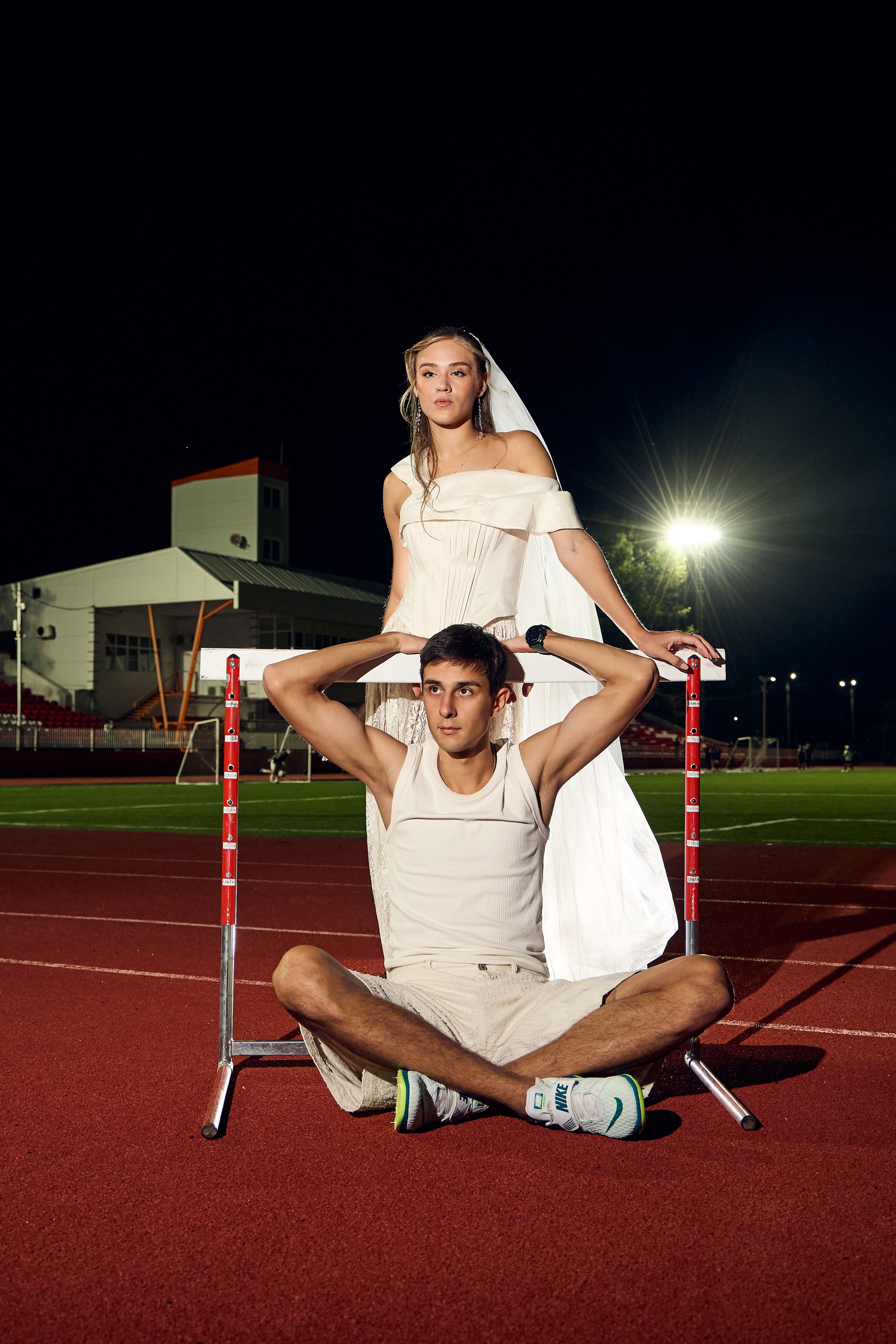 Love-story на стадионе. Свадебный фотограф в Армавире Николай Манвелов