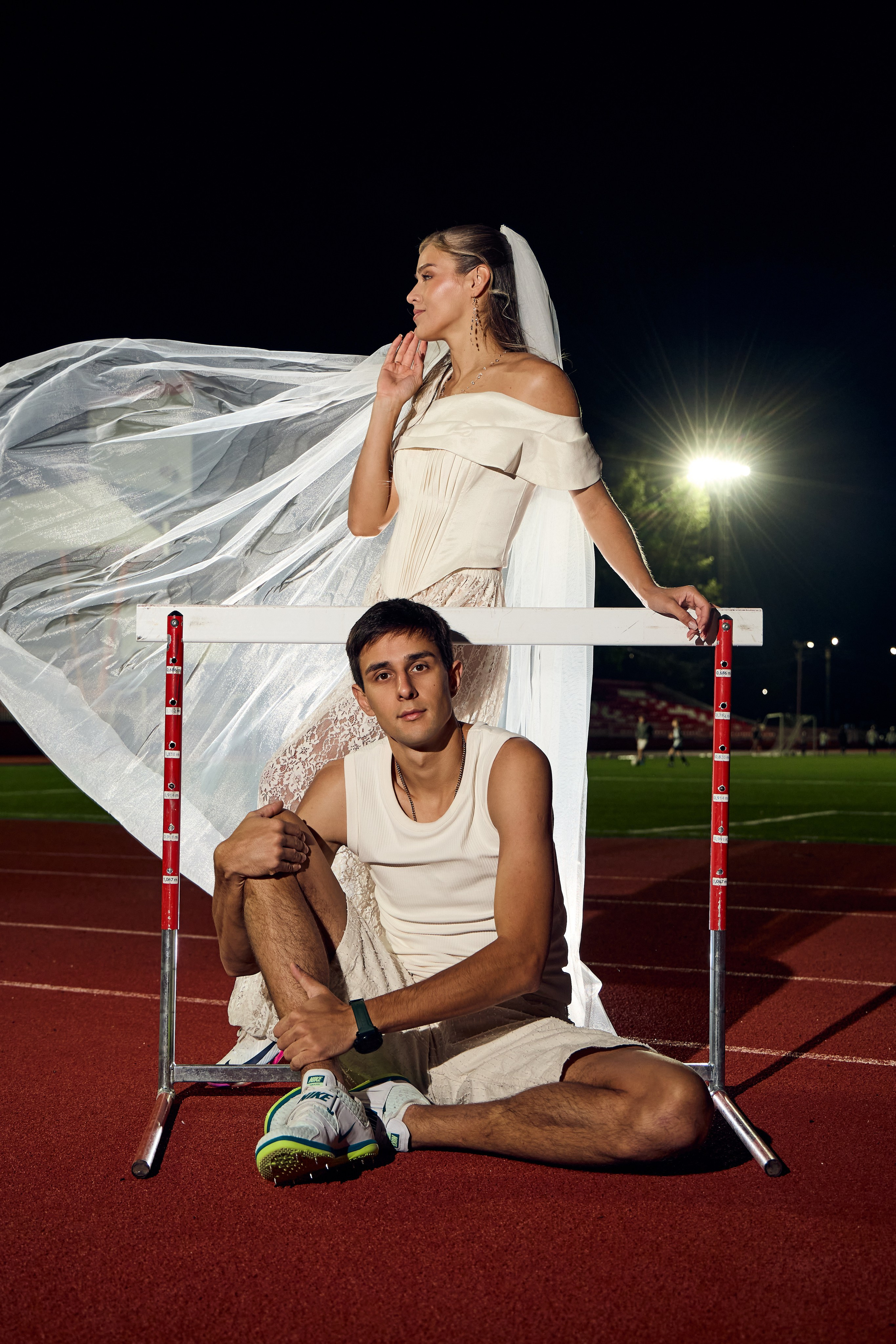 Love-story на стадионе. Свадебный фотограф в Армавире Николай Манвелов