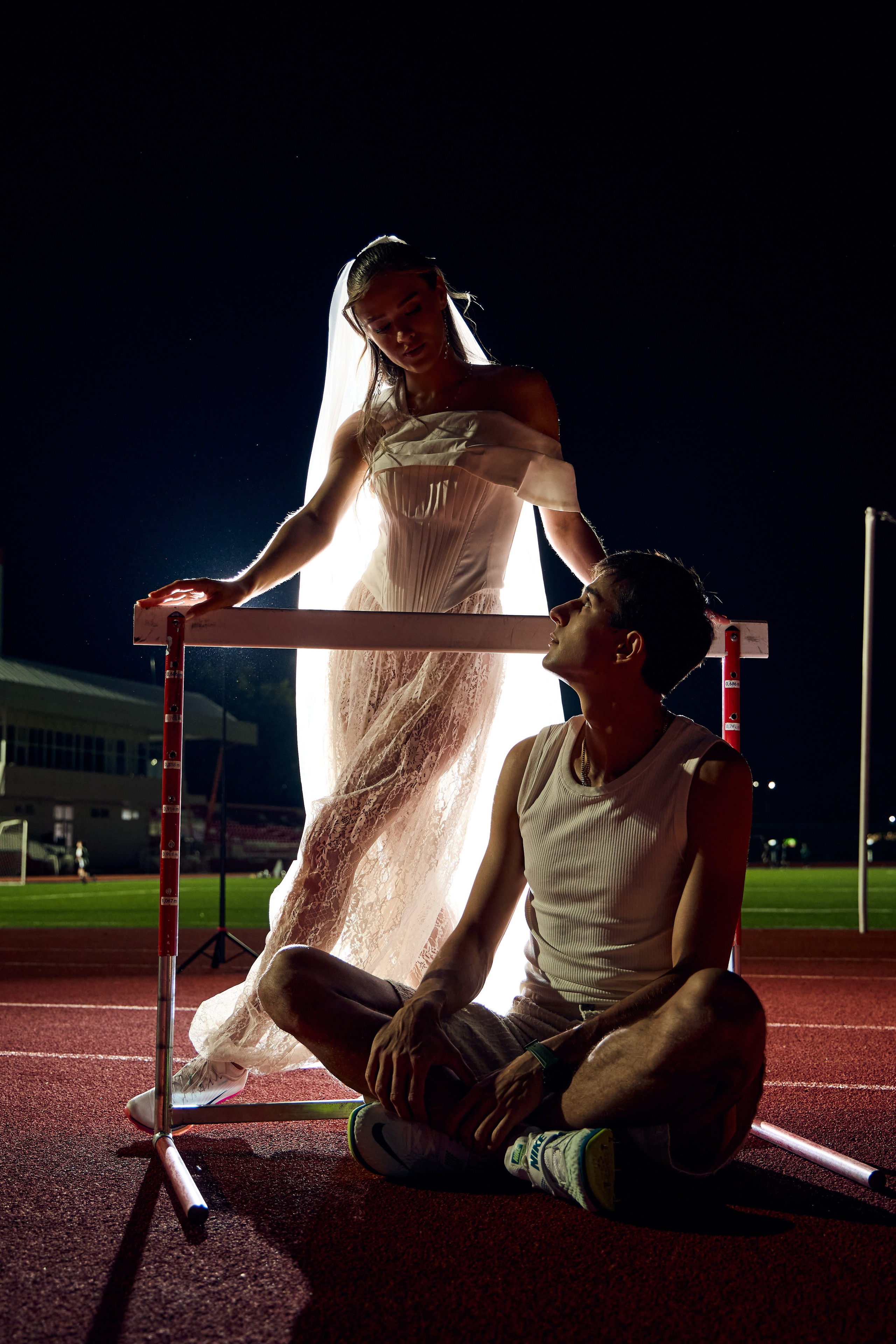 Love-story на стадионе. Свадебный фотограф в Армавире Николай Манвелов