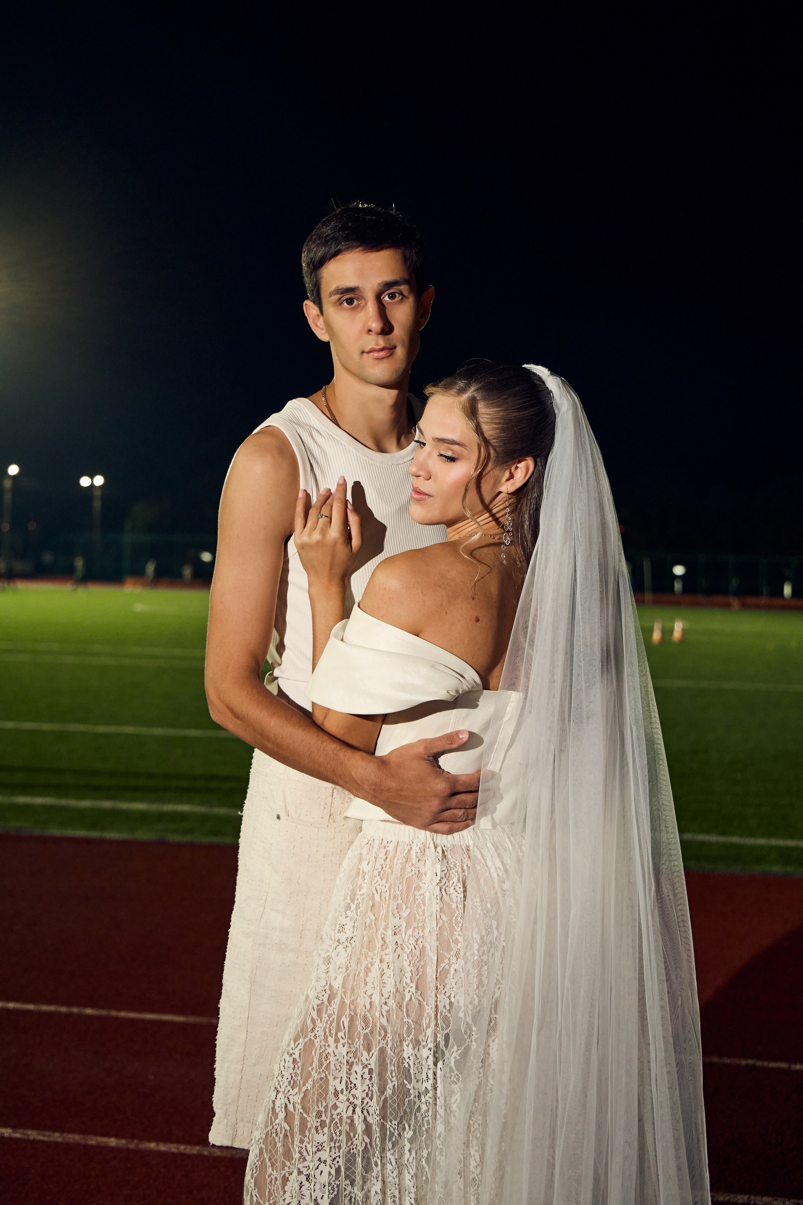 Love-story на стадионе. Свадебный фотограф в Армавире Николай Манвелов