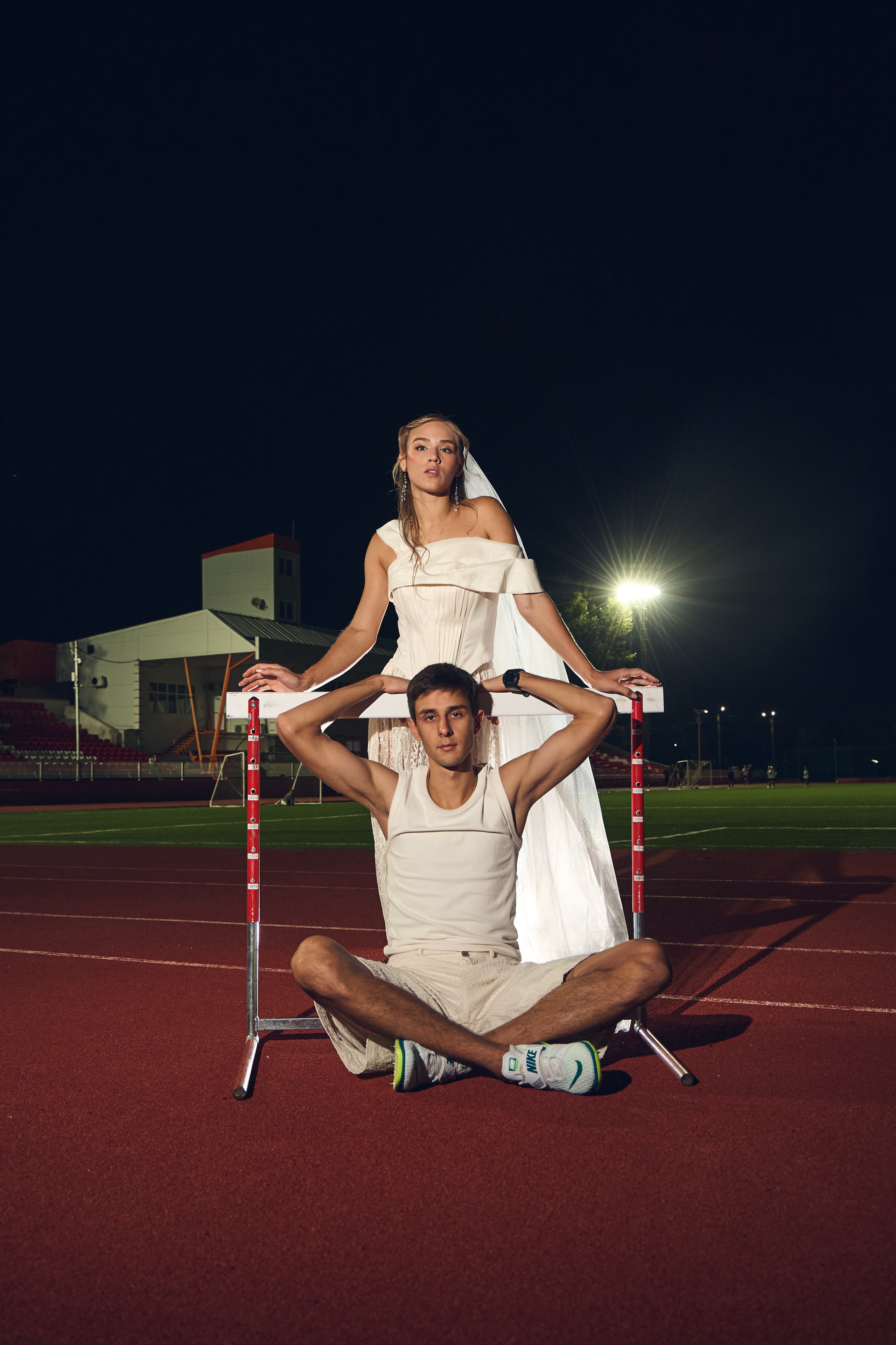 Love-story на стадионе. Свадебный фотограф в Армавире Николай Манвелов
