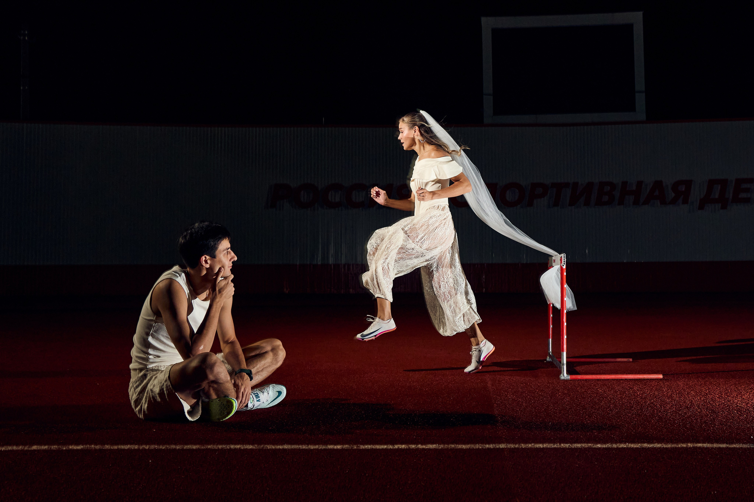 Love-story на стадионе. Свадебный фотограф в Армавире Николай Манвелов