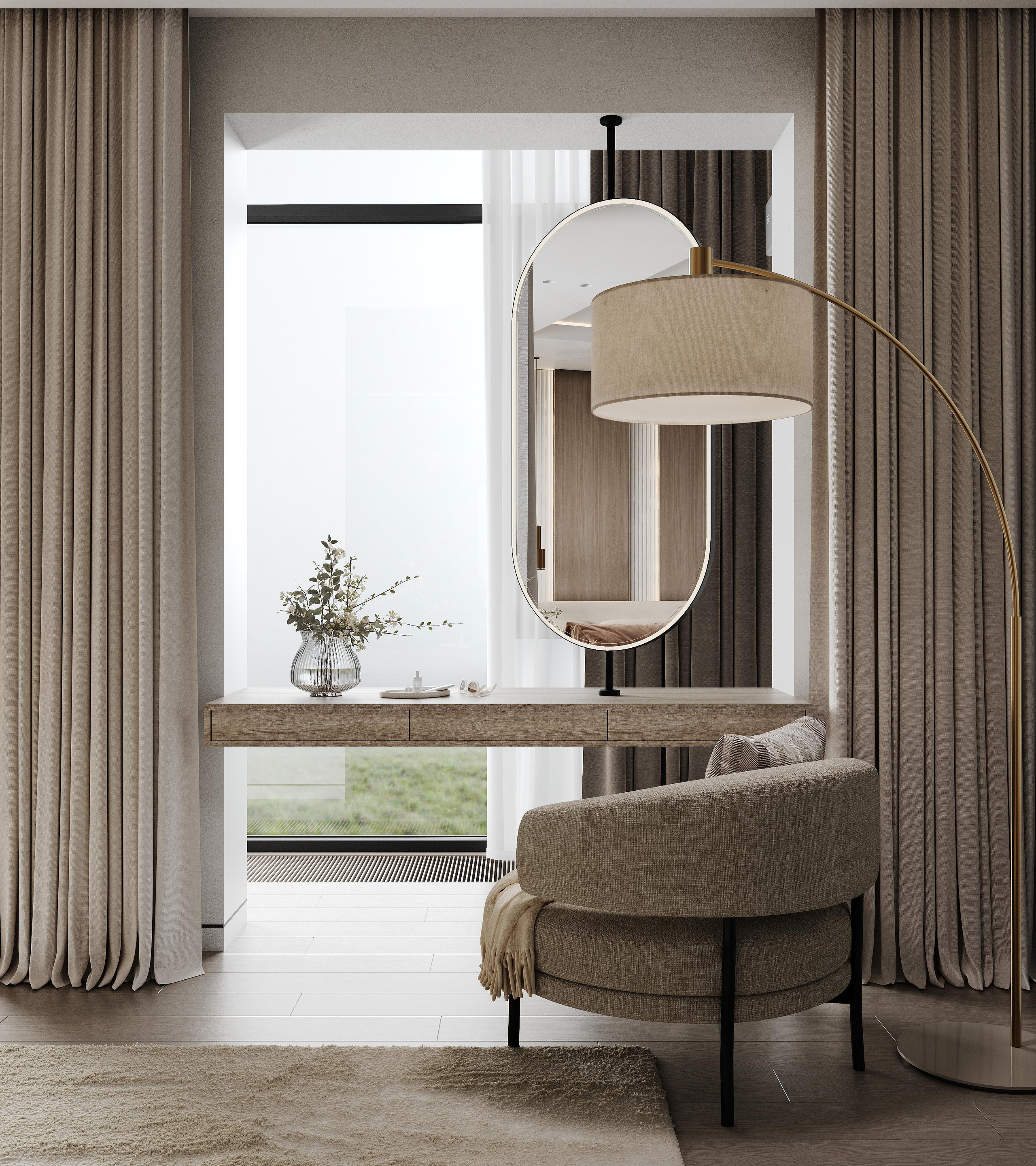 Мастер-спальня. Дизайнер интерьера Еремина Юлия