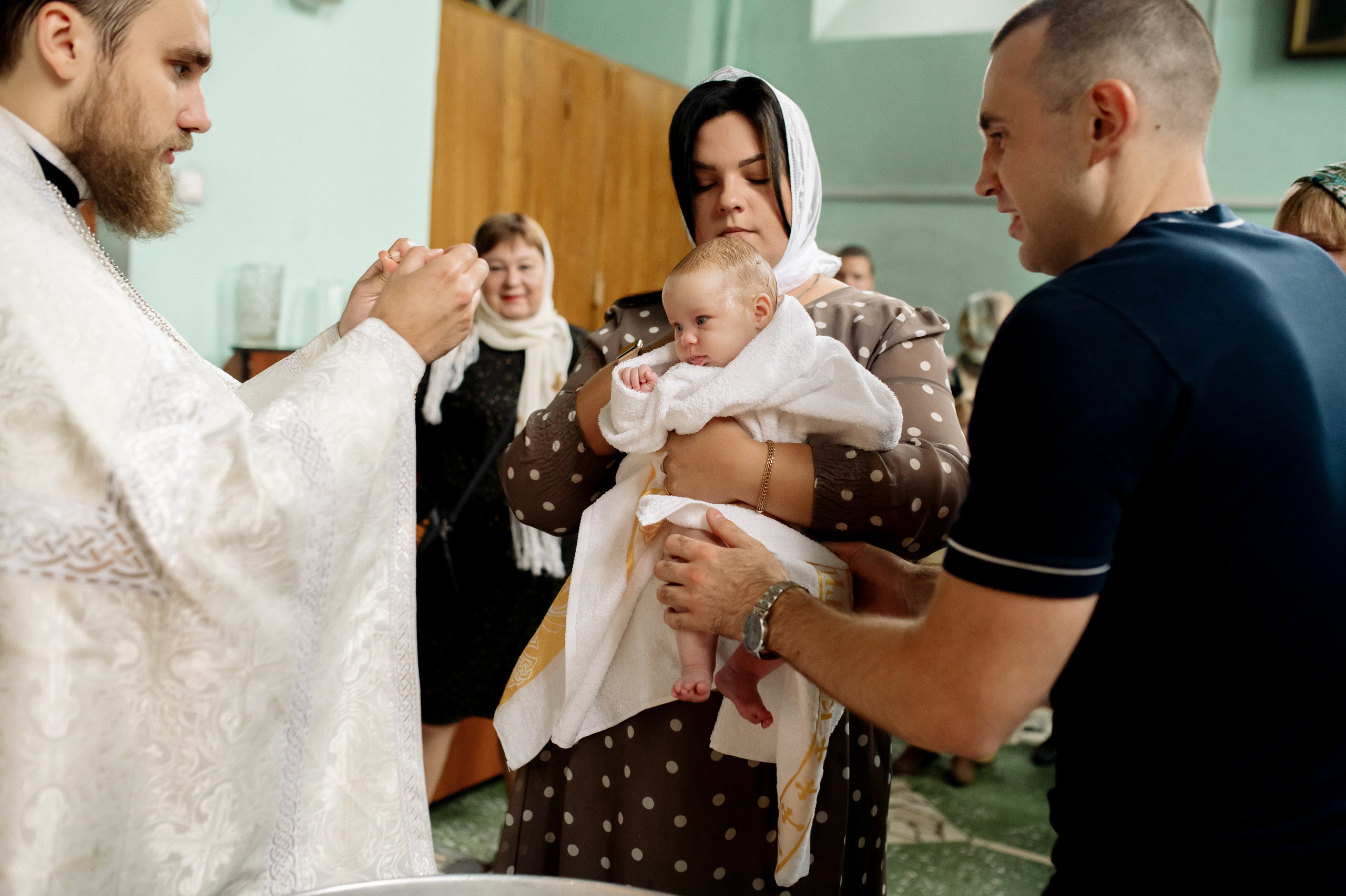 Крещение Агаты. Фотограф Мария Стрелкова
