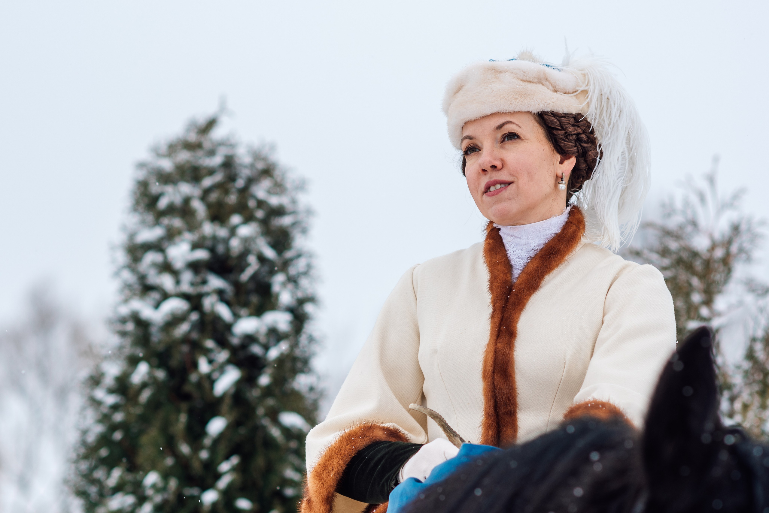 Зимняя парфорсная охота. Фотограф Диана Вальтер
