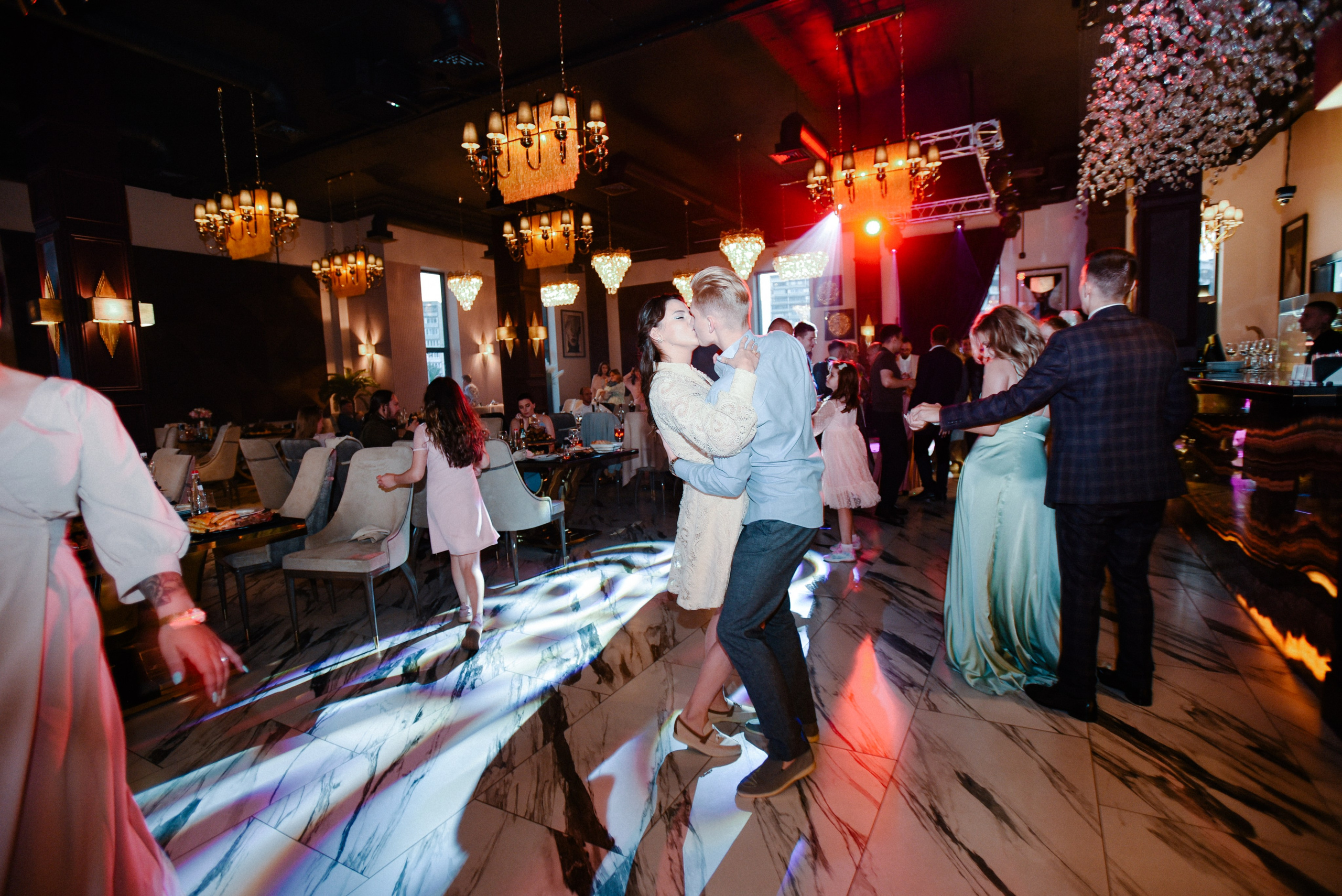 Виктор и Ангелина Банкет на 100 гостей Ресторан Segreto. Фотограф Лола Волна, город Москва