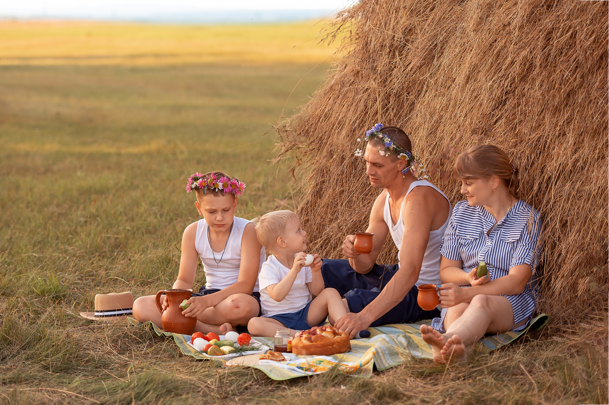 На покосе. Семейный и детский фотограф в Канске и Канском р-не, Красноярск и