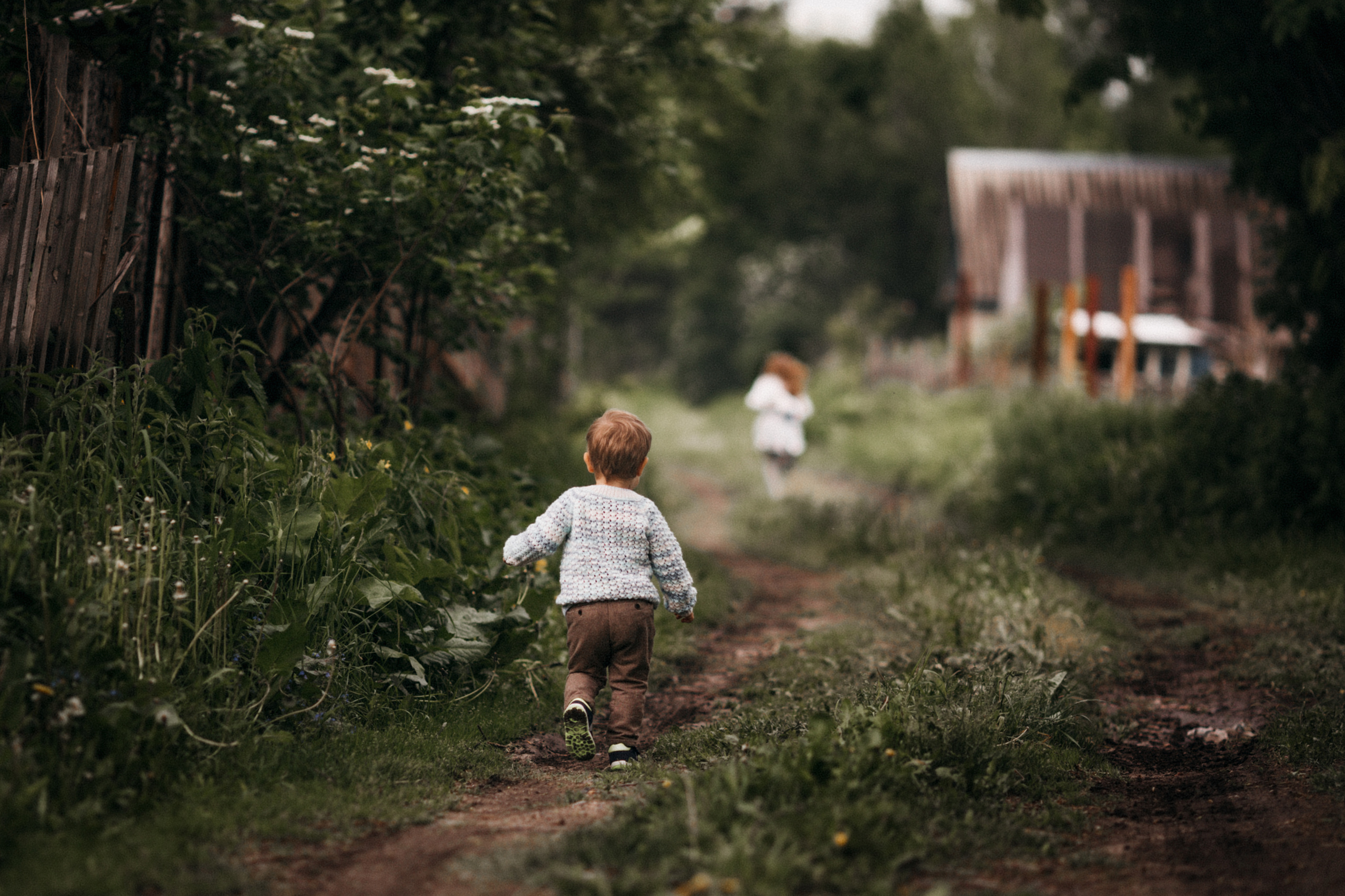 Юлия, Соня, Миша, деревенская прогулка. Семейный фотограф в Москве Марина Петра