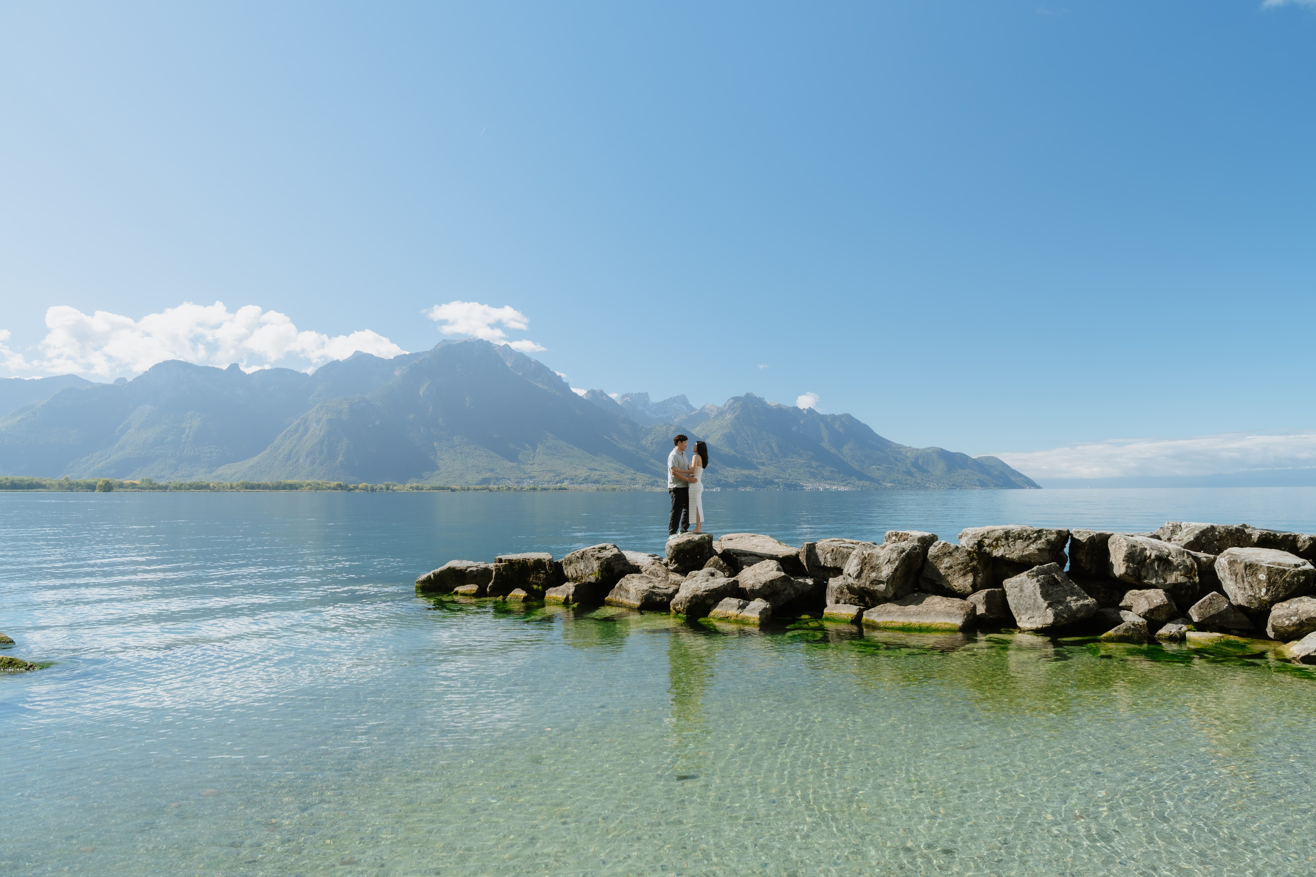 Stephanie & Dominick | Proposal Montreux. Профессиональный свадебный фотограф в Женеве и Швейцарии | Таня Вовчецкая