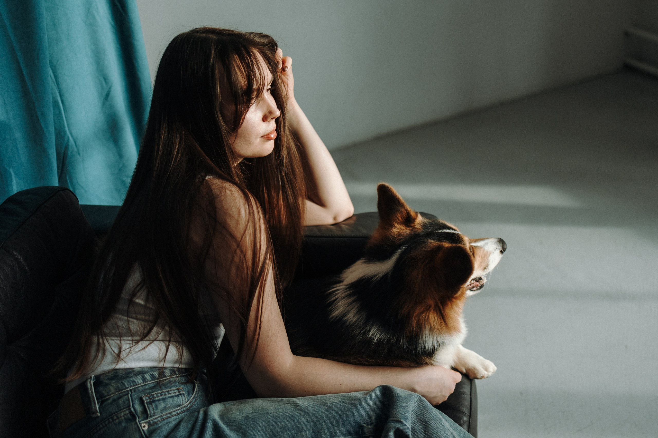 Настя и Коржик. Фотограф — Анималист | Санкт-Петербург