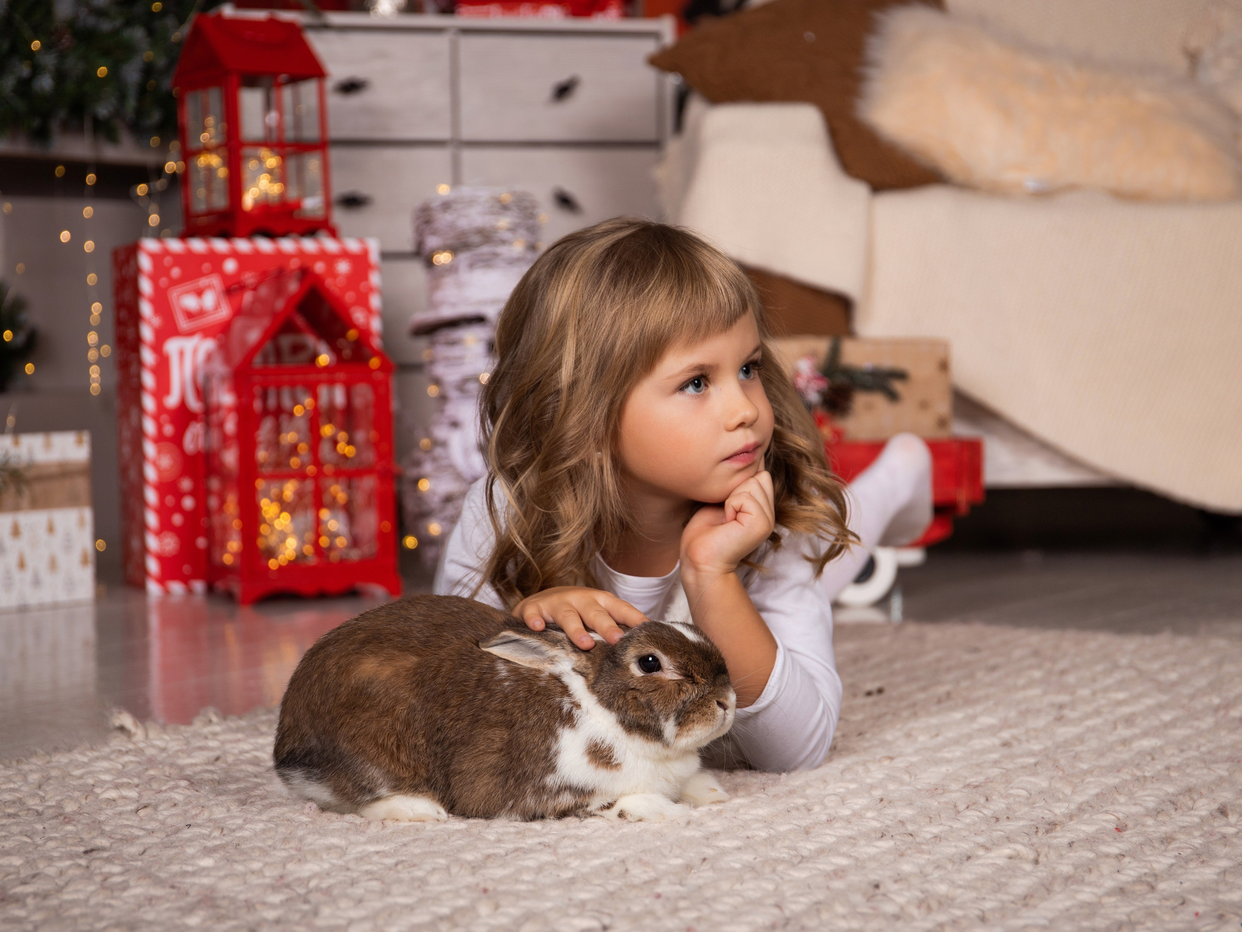 Новогодняя семейная съемка в студии. Свадебный и семейный фотограф в Москве Мила Широких