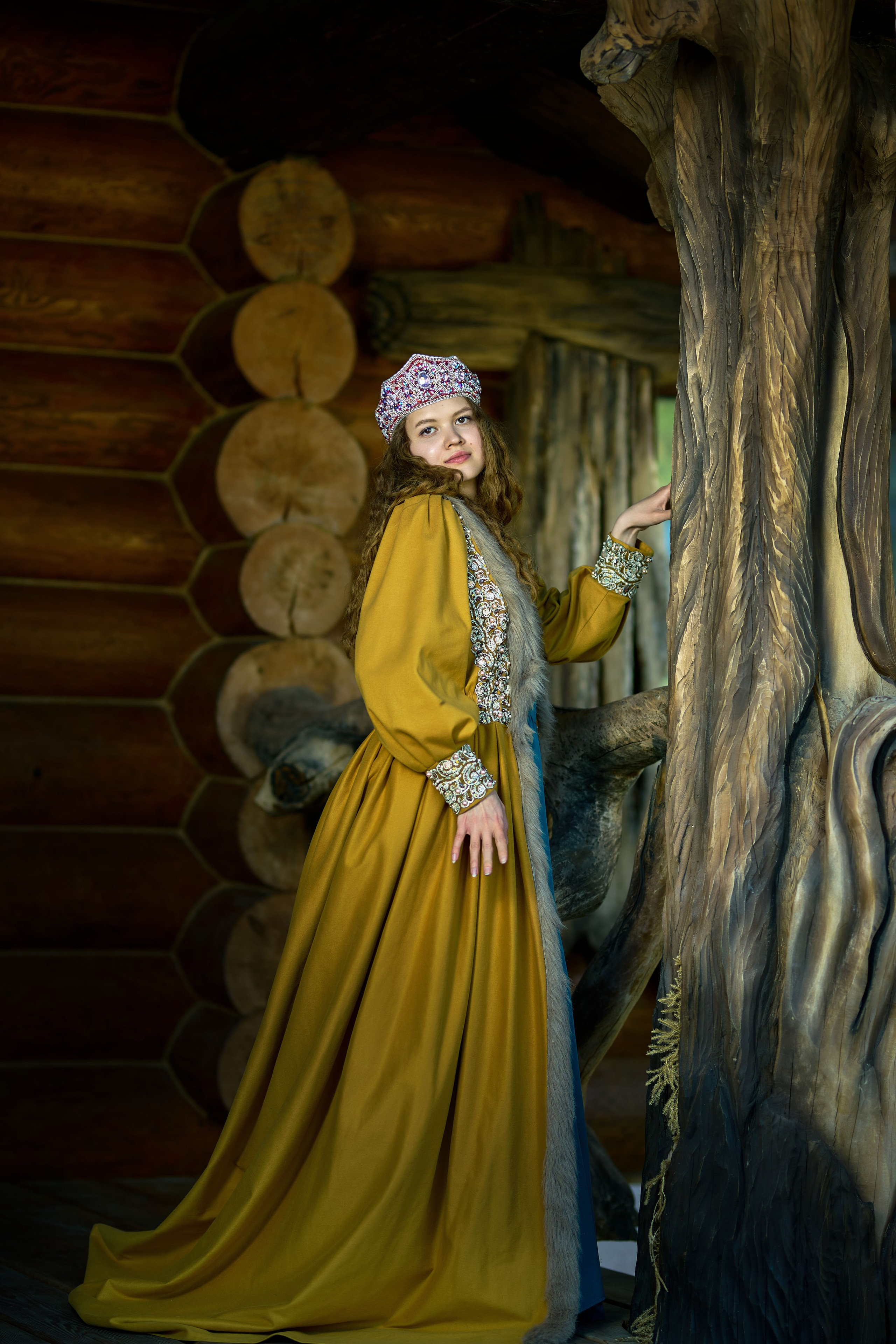 Фотосессия в национальном и сказочном костюме стиле русских народных сказок