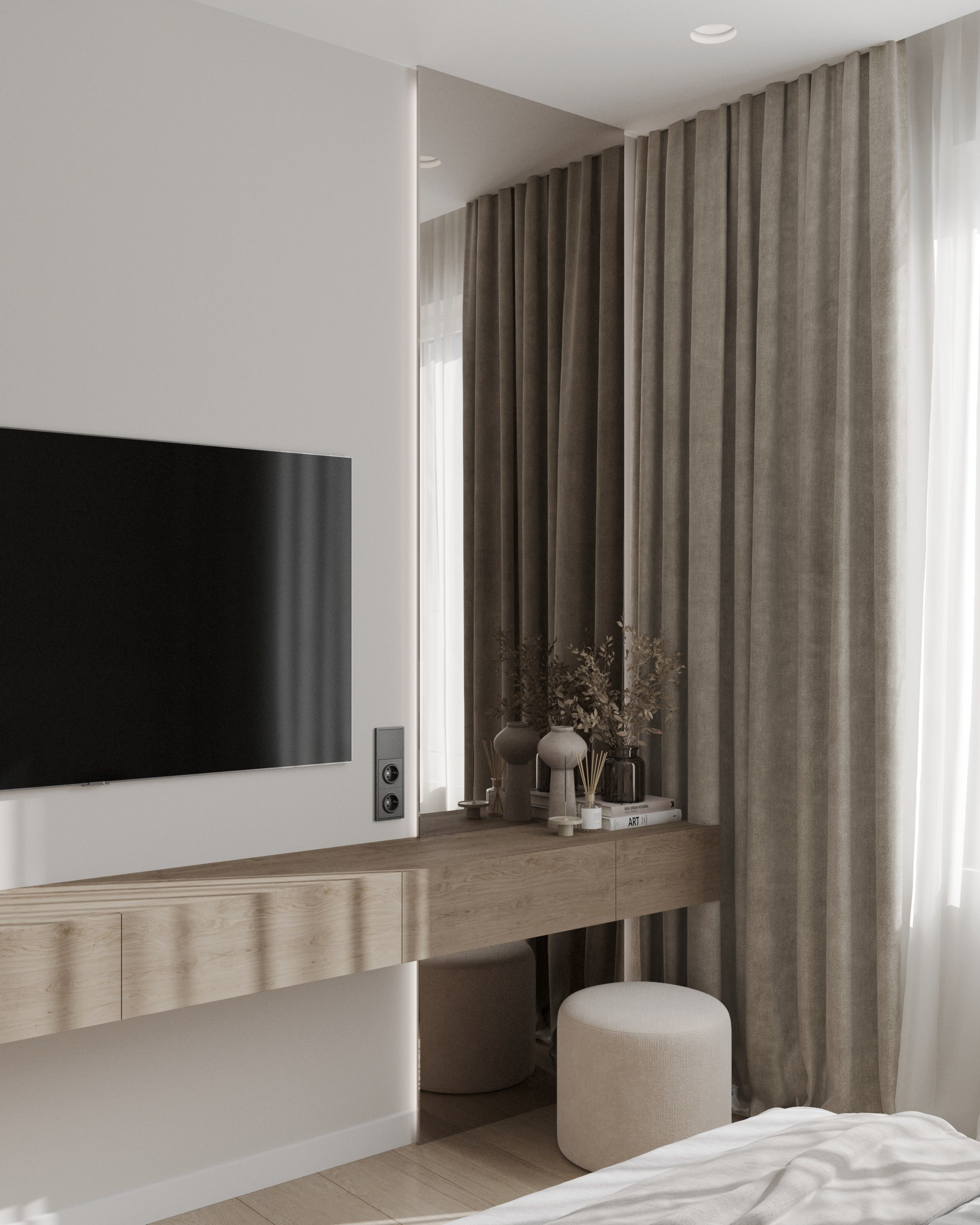 Дизайн-проект ЖК Спортивная Деревня. Дизайн интерьеров, 3D визуализации